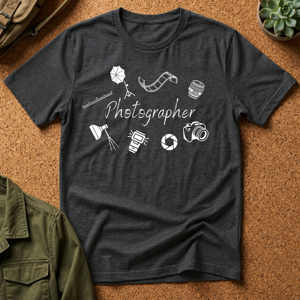 Photographer Camera Gear T-Shirt