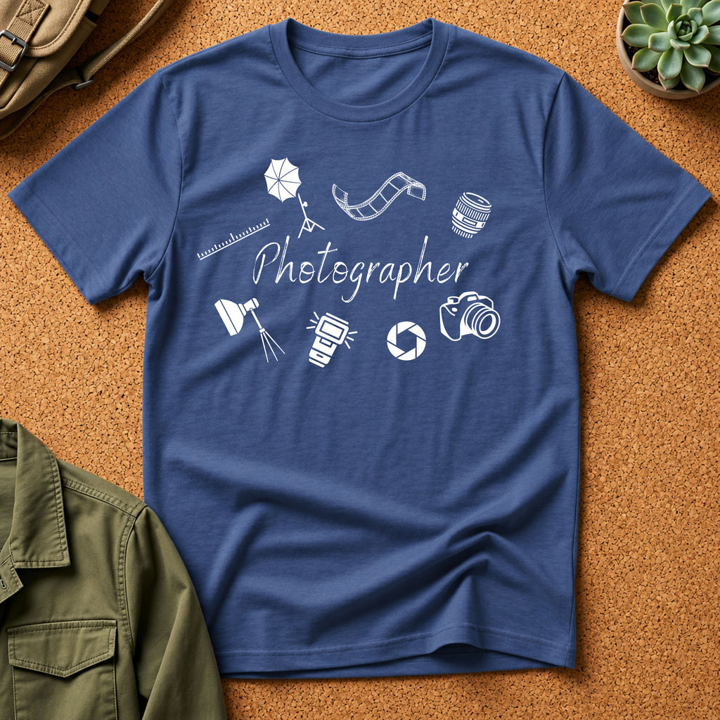 Photographer Camera Gear T-Shirt