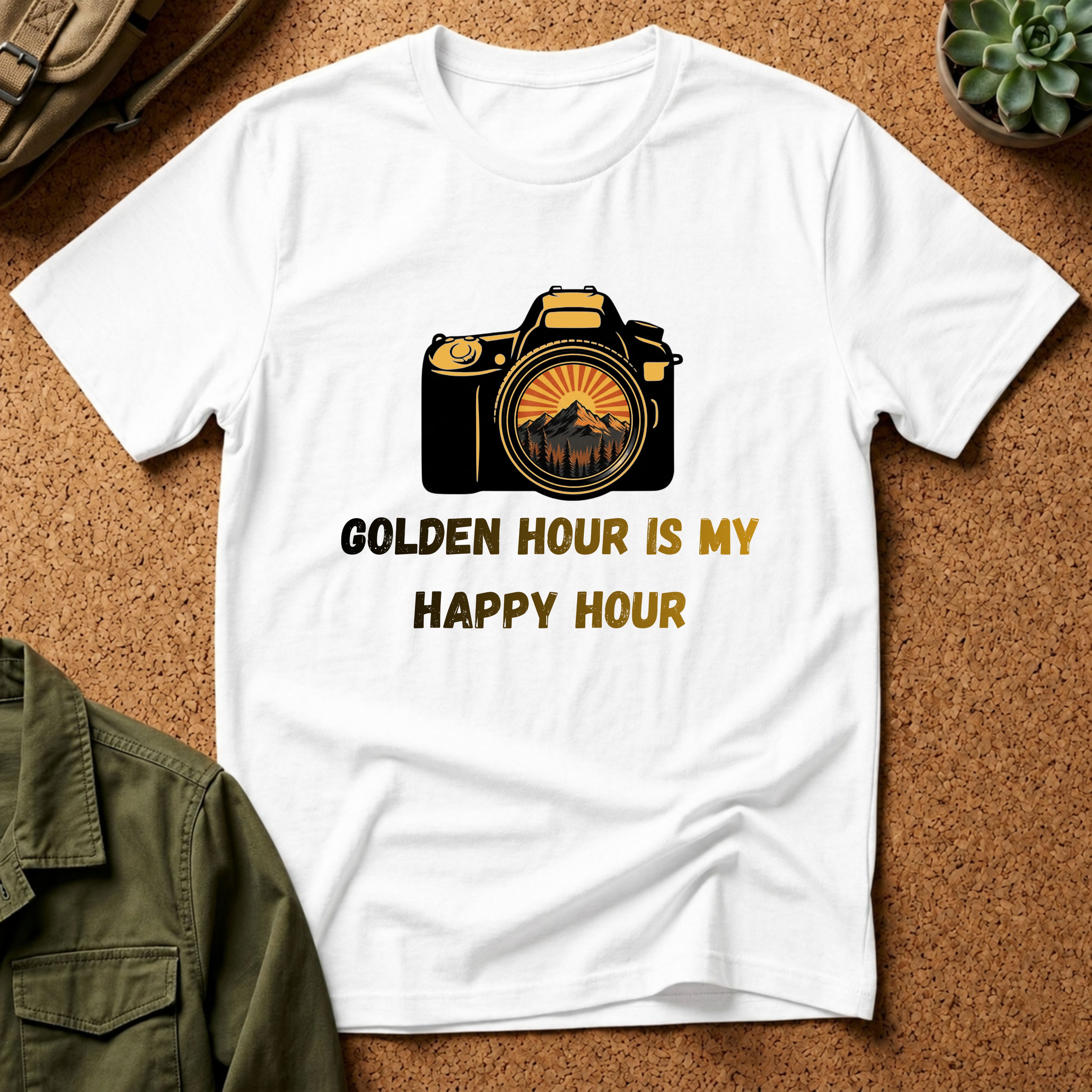 Golden Hour Is My Happy Hour T-Shirt