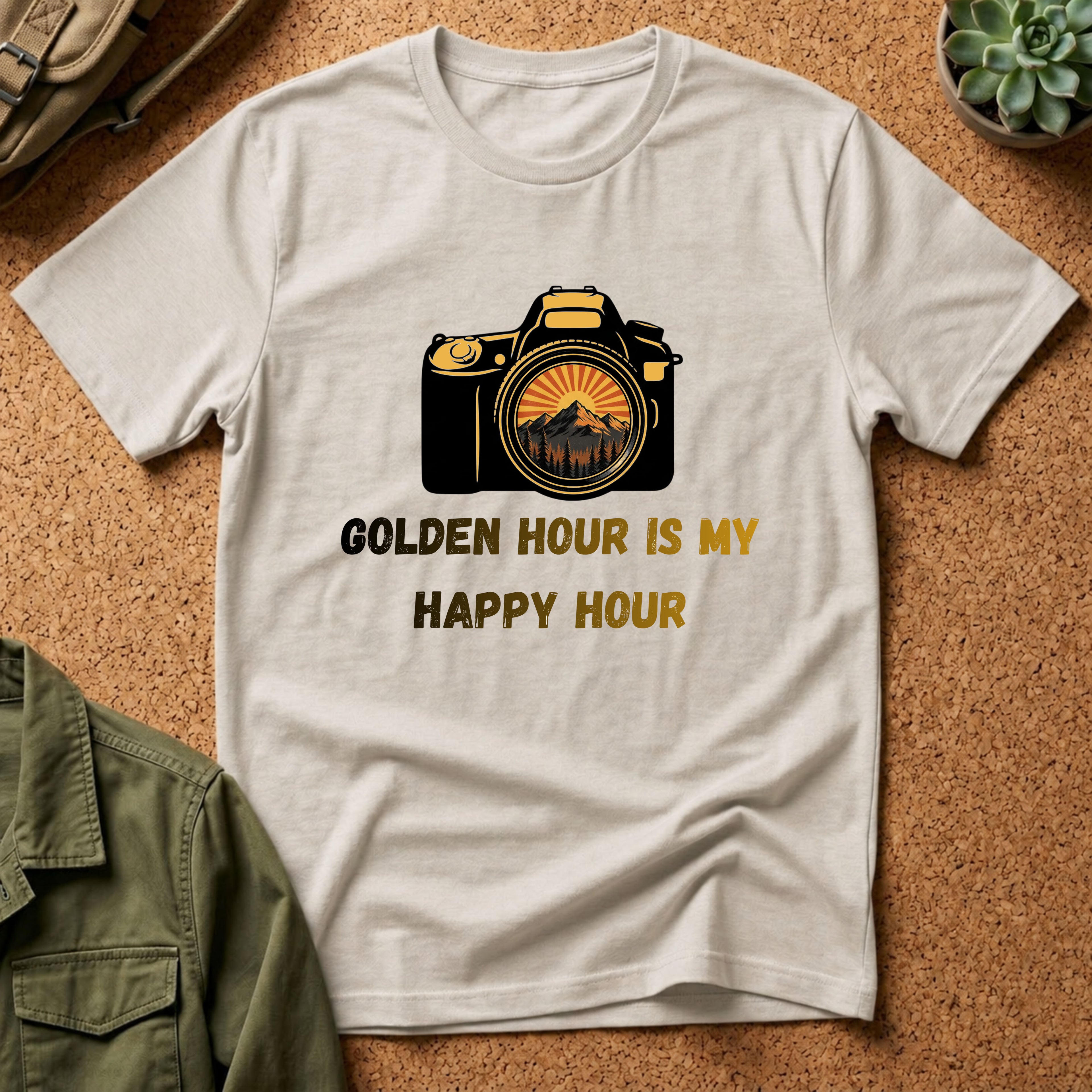 Golden Hour Is My Happy Hour T-Shirt