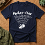 Photographer Camera Retroscript Graphic T‑Shirt