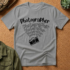 Photographer Camera Retroscript Graphic T‑Shirt