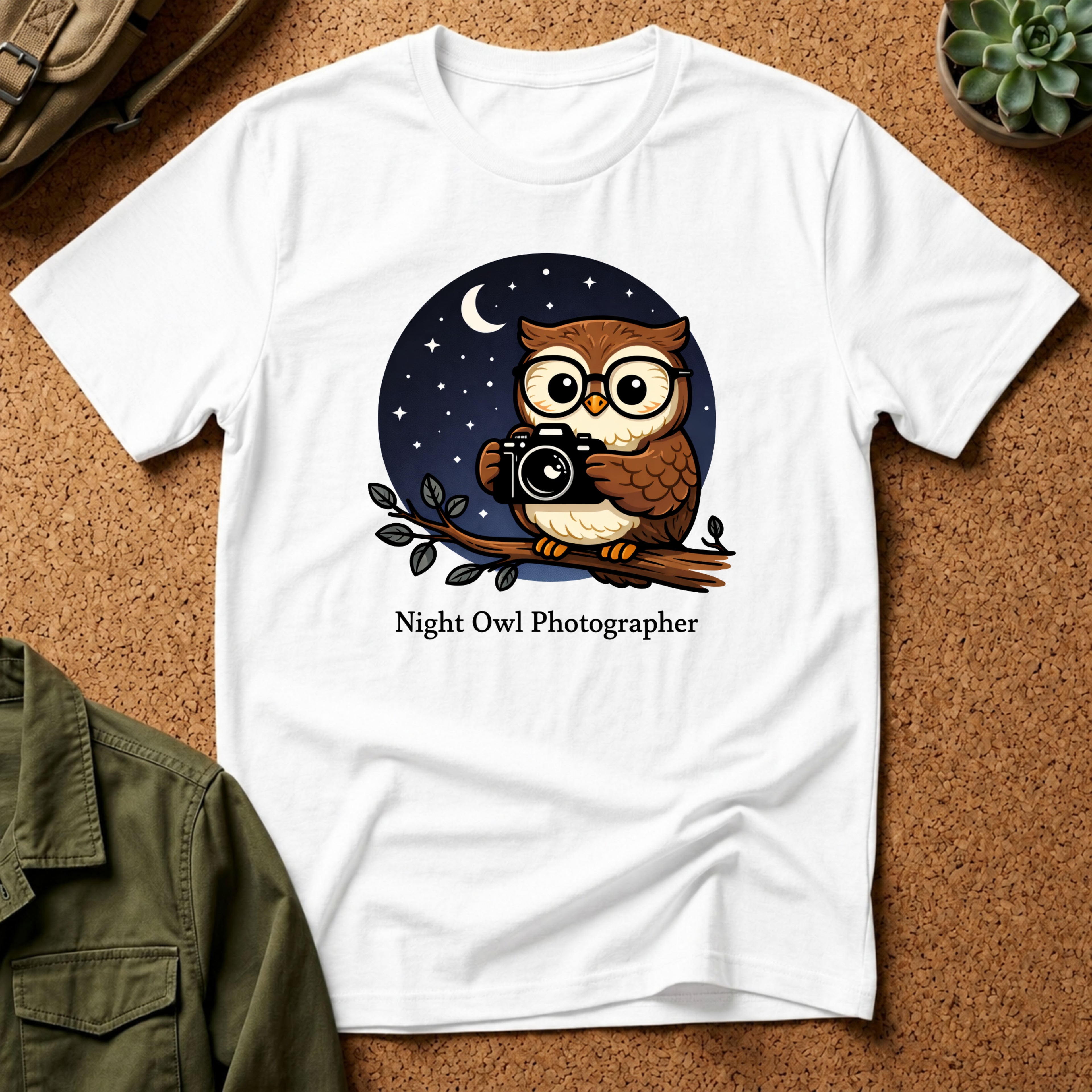 Night Owl Photographer T-Shirt