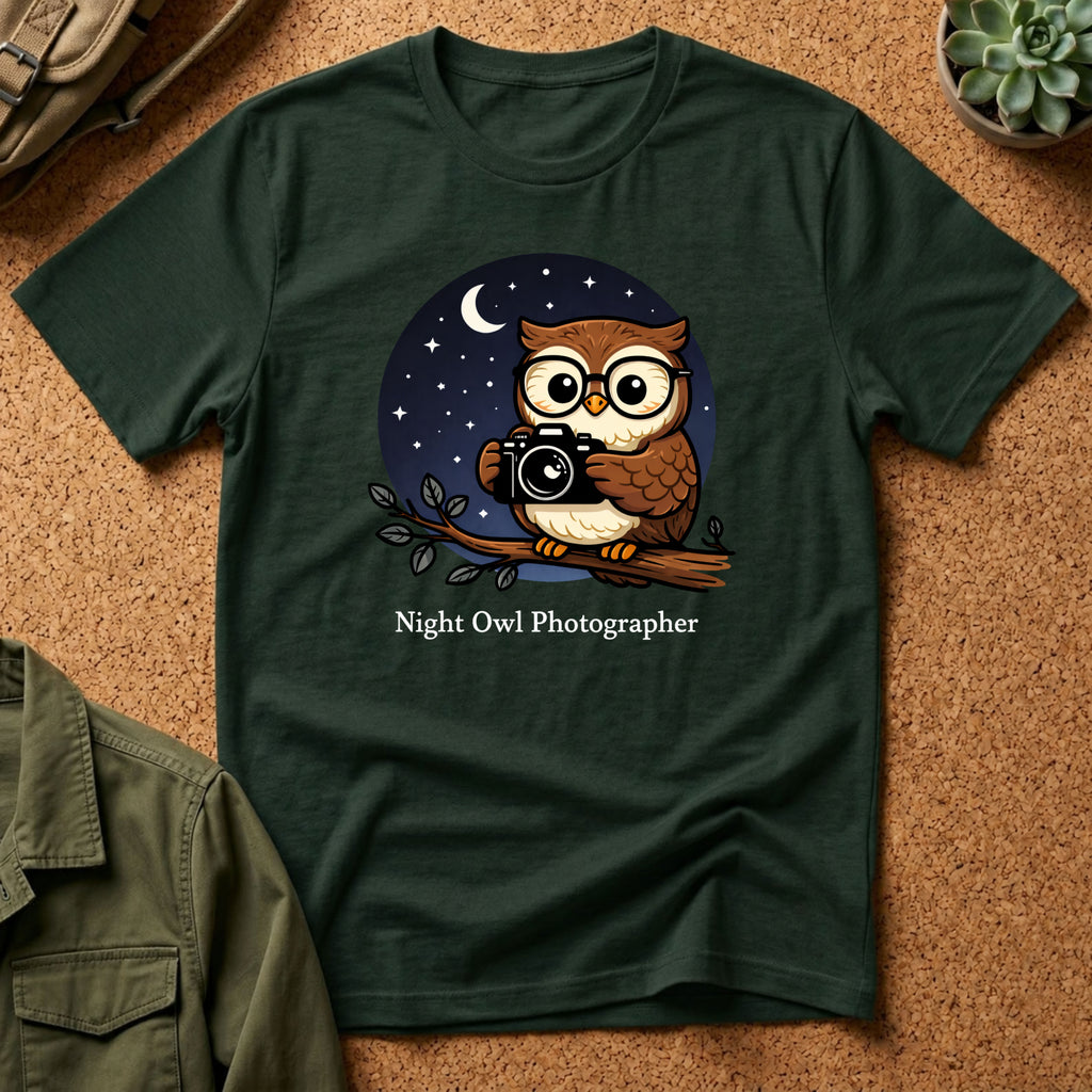 Night Owl Photographer T-Shirt