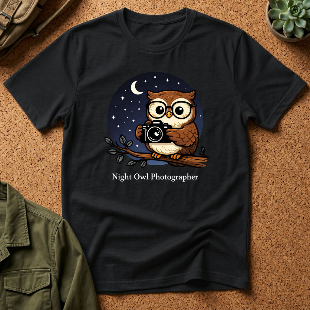 Night Owl Photographer T-Shirt