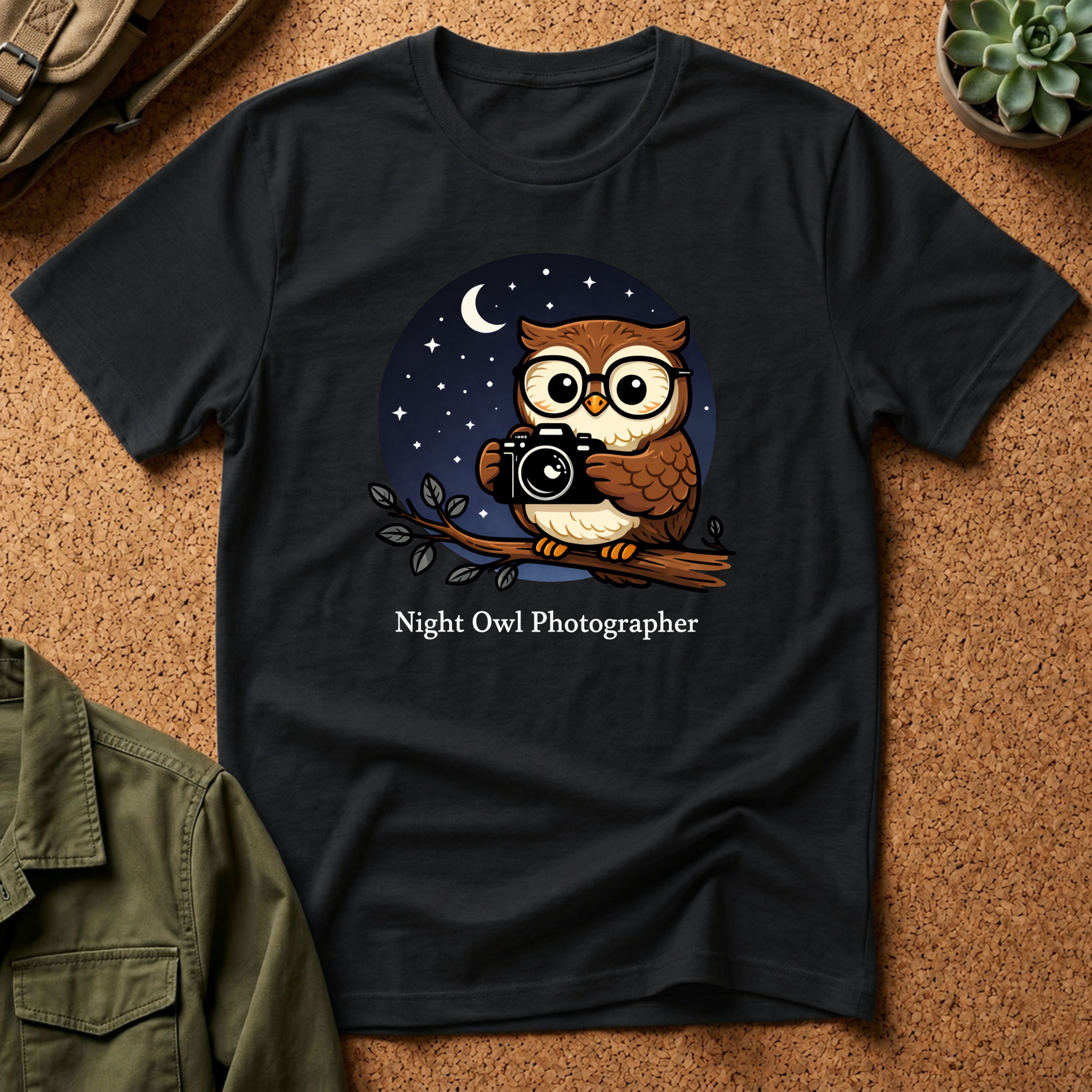 Night Owl Photographer T-Shirt