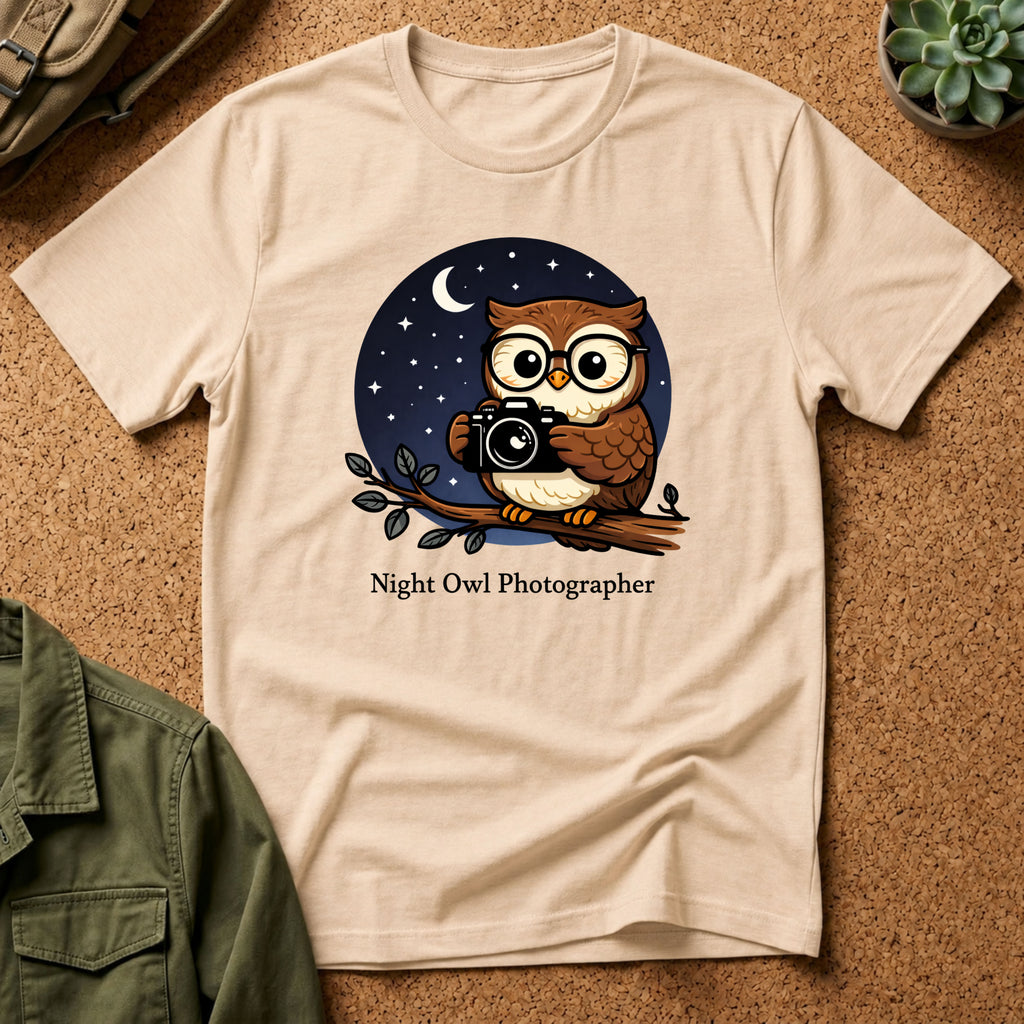 Night Owl Photographer T-Shirt
