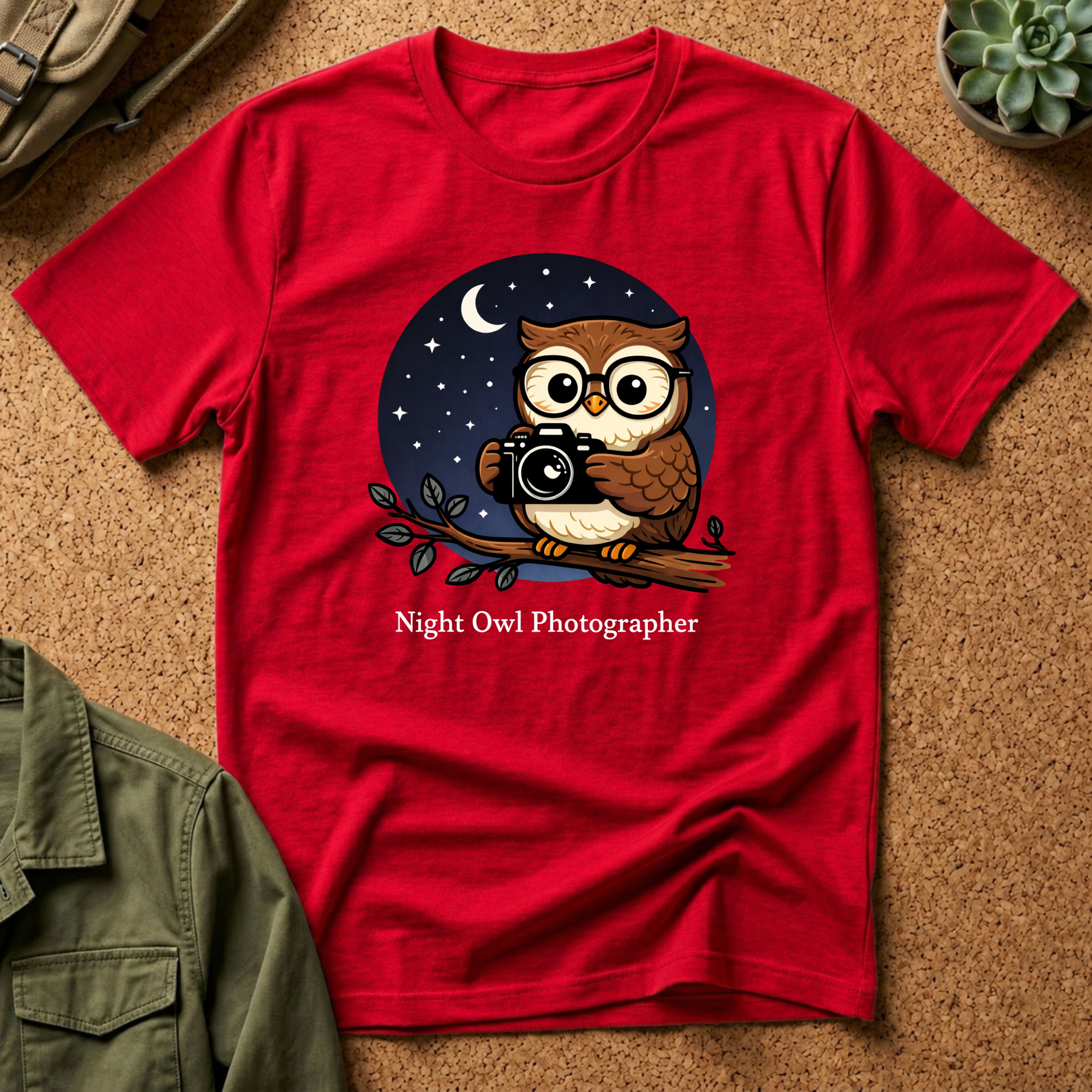 Night Owl Photographer T-Shirt