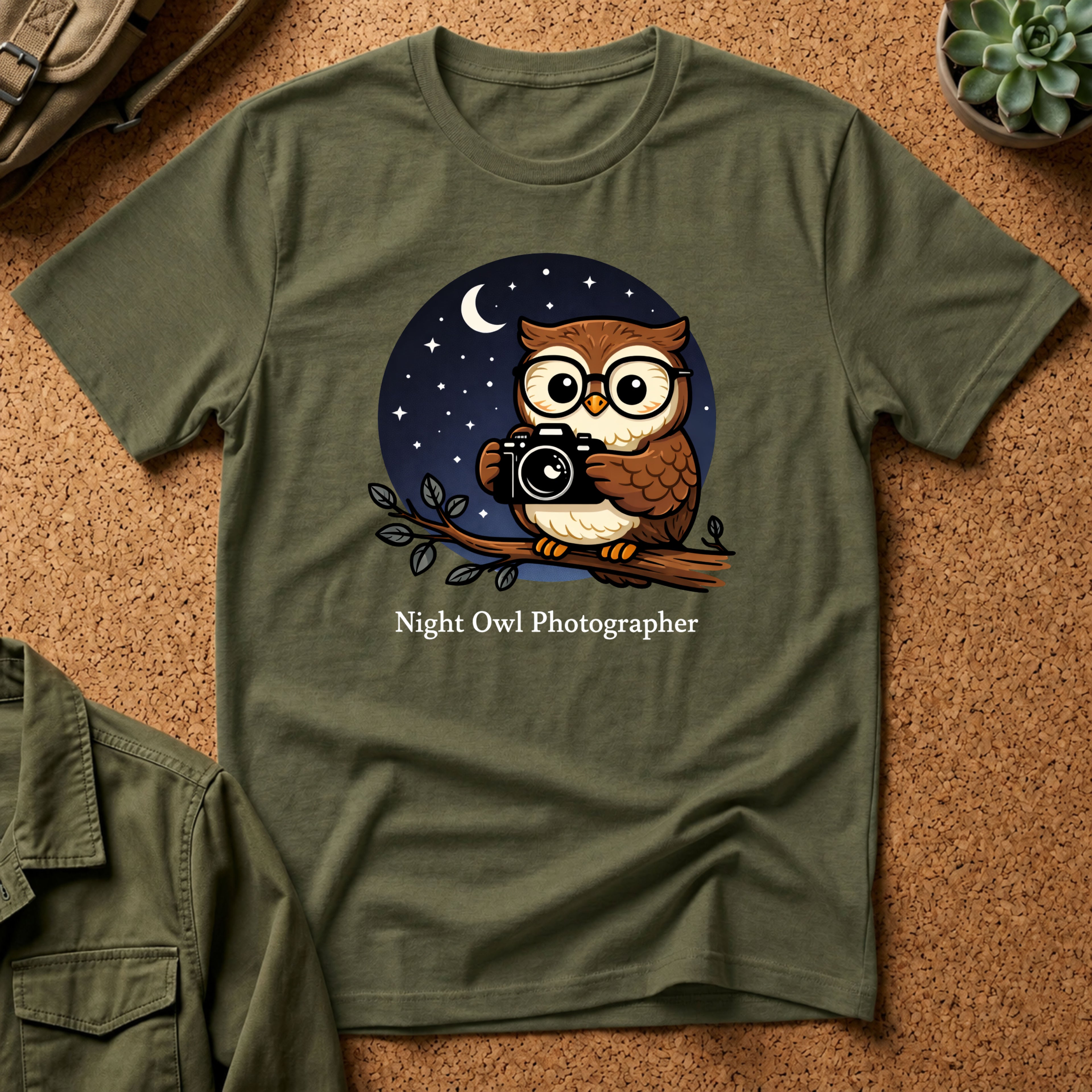 Night Owl Photographer T-Shirt