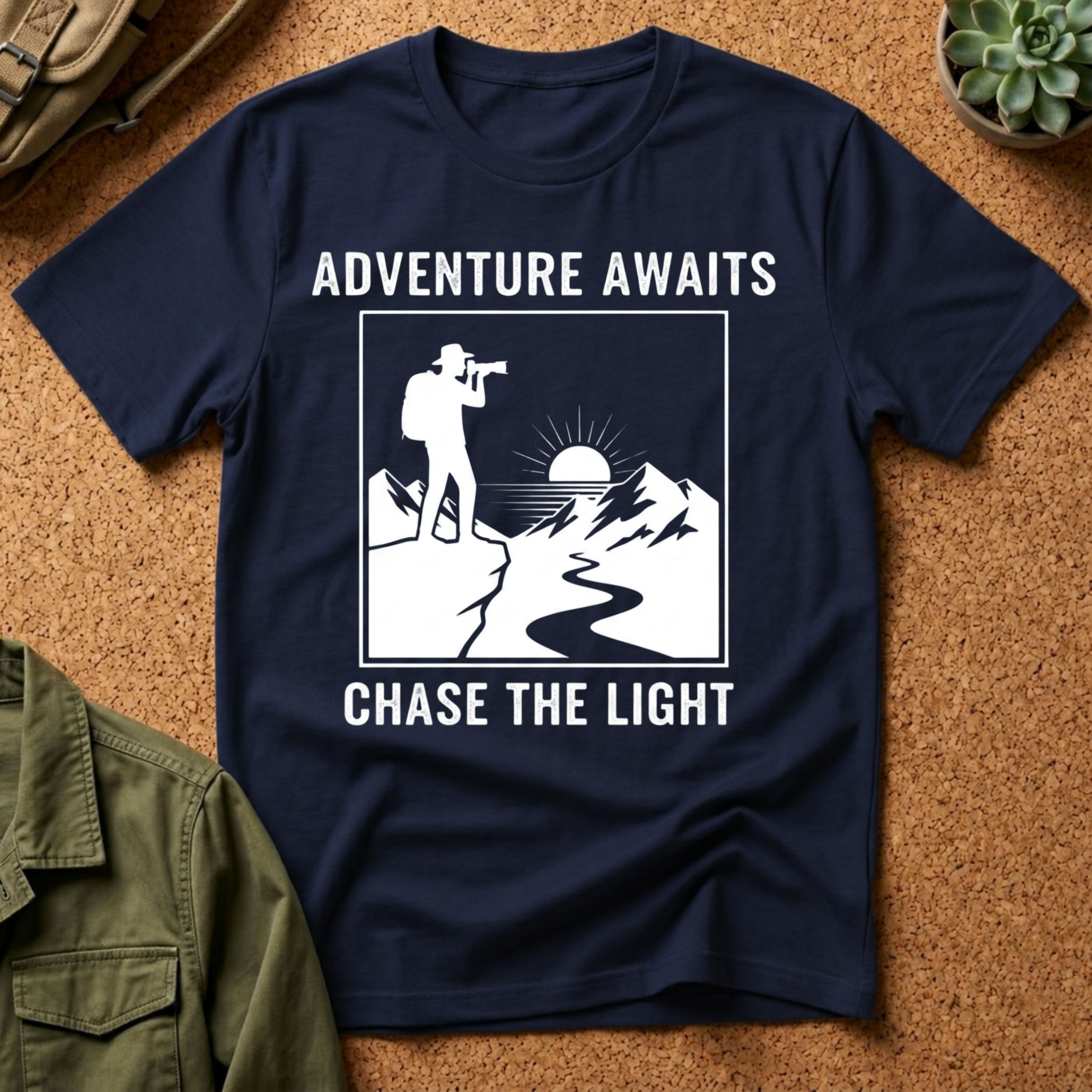 Adventure Awaits Chase The Light T-Shirt