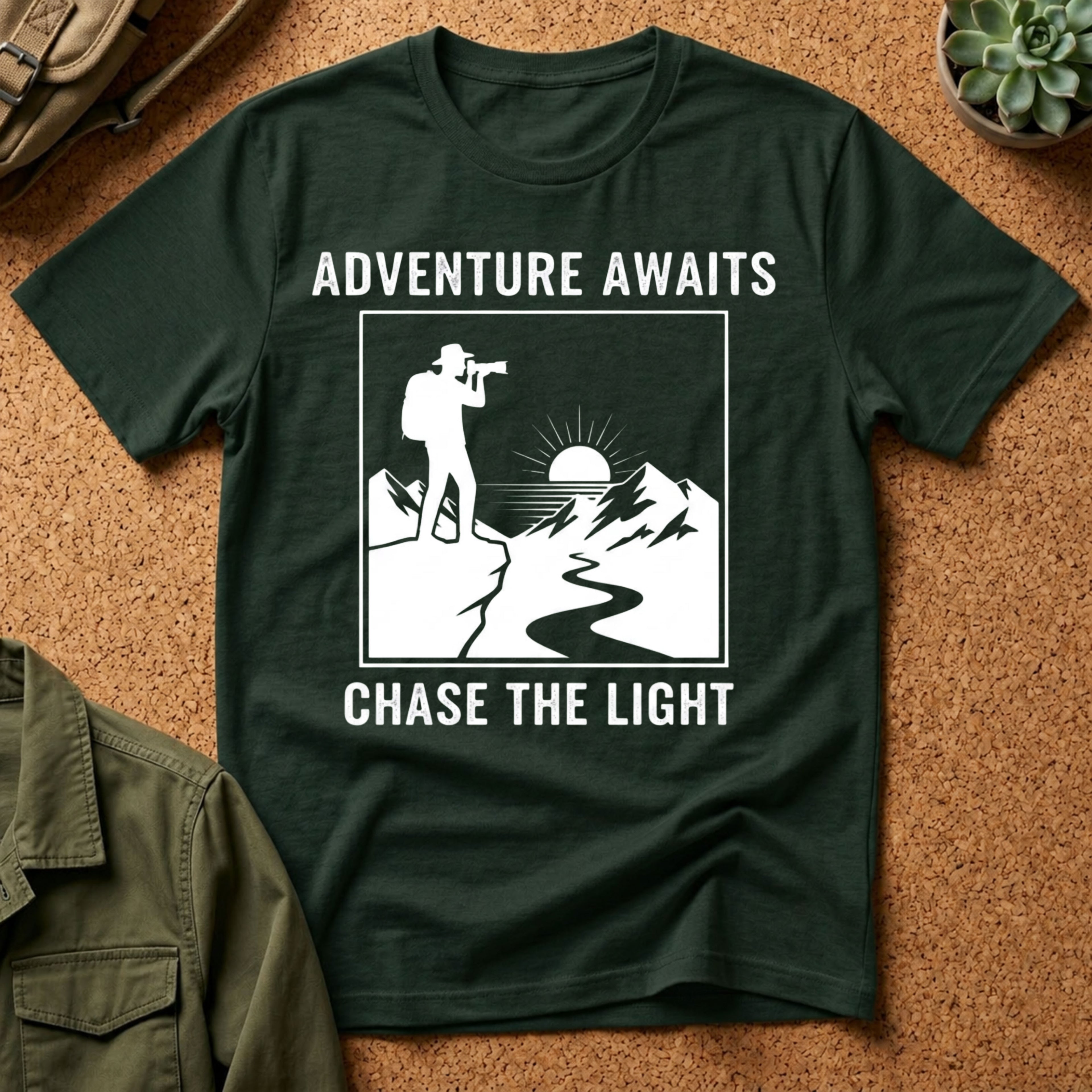Adventure Awaits Chase The Light T-Shirt