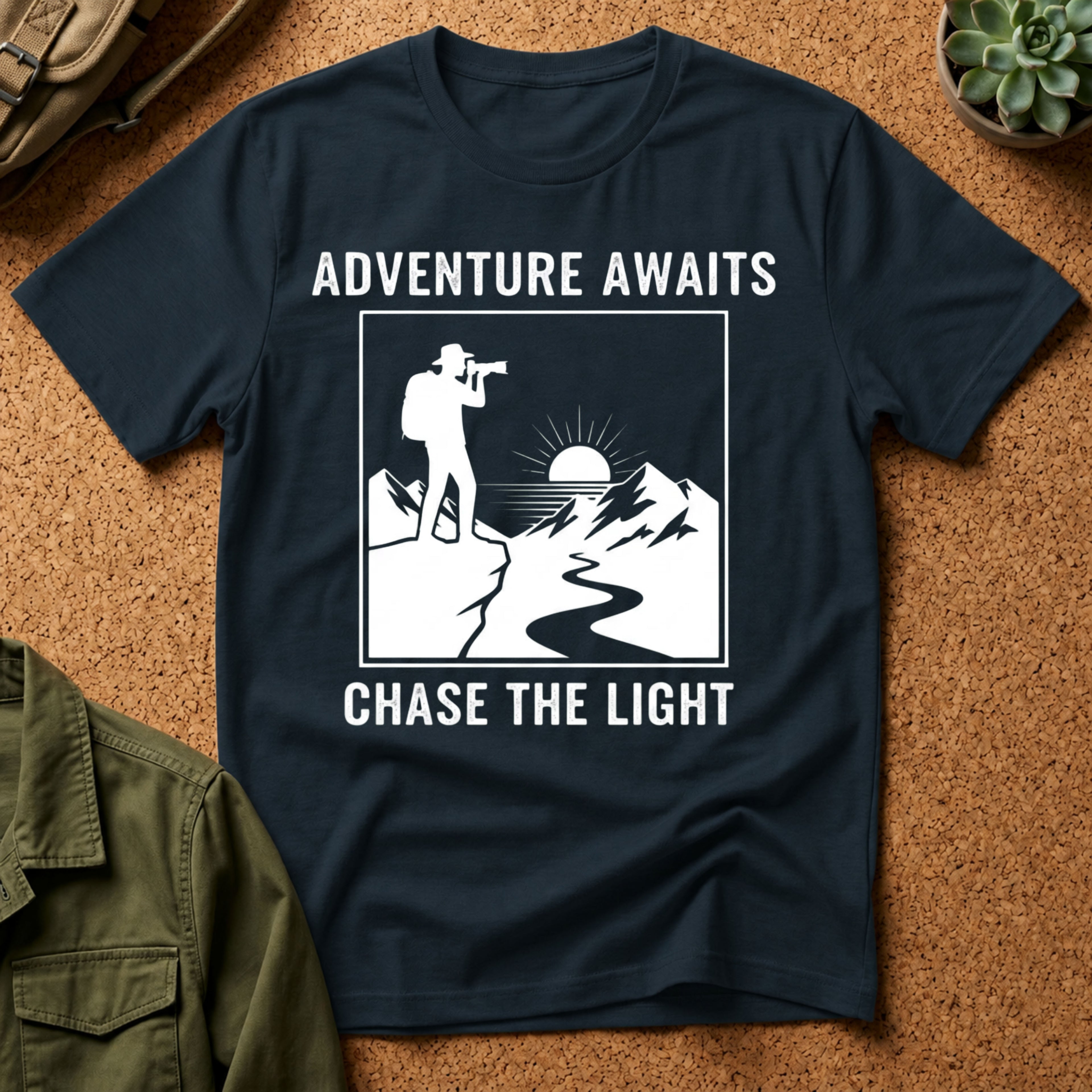 Adventure Awaits Chase The Light T-Shirt