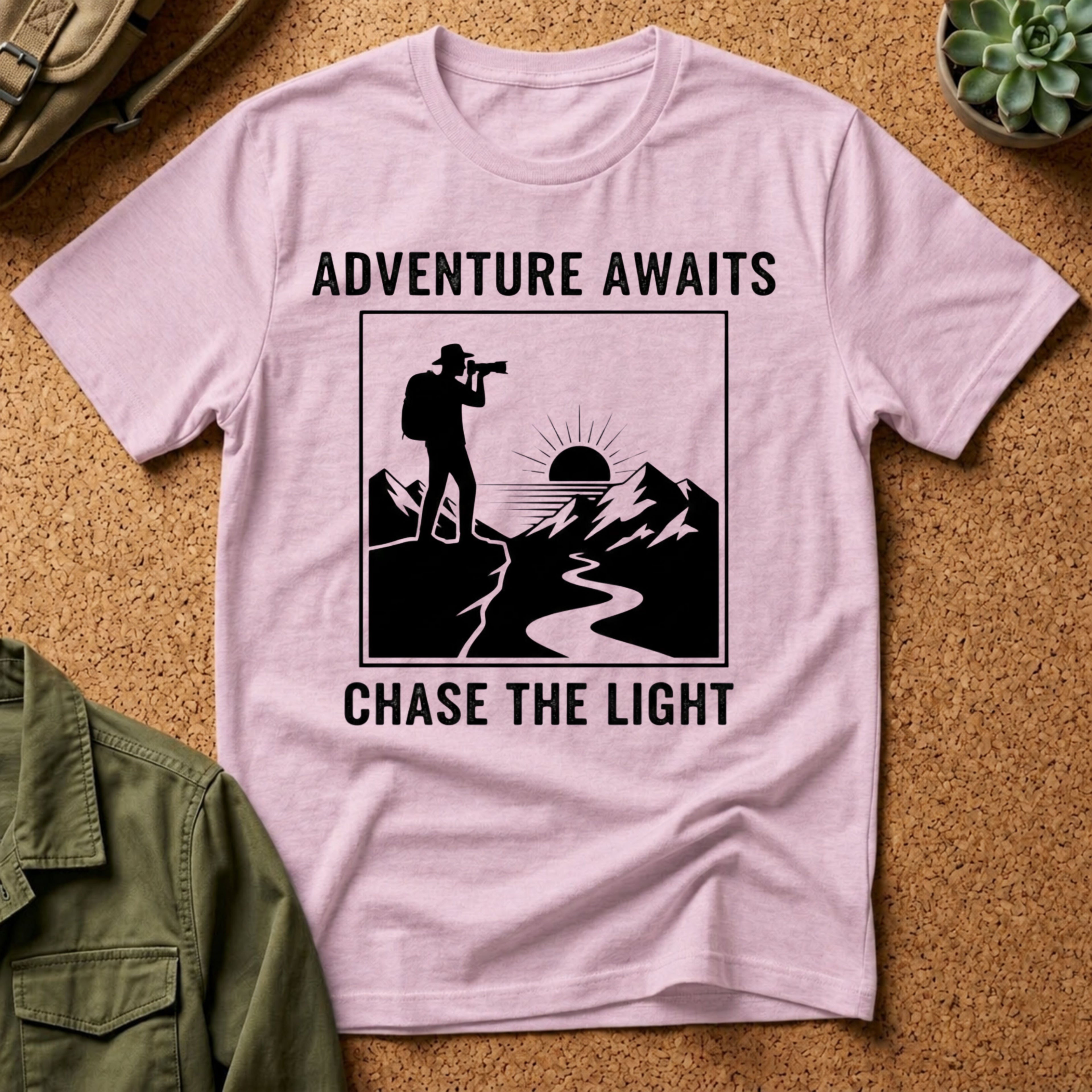 Adventure Awaits Chase The Light T-Shirt