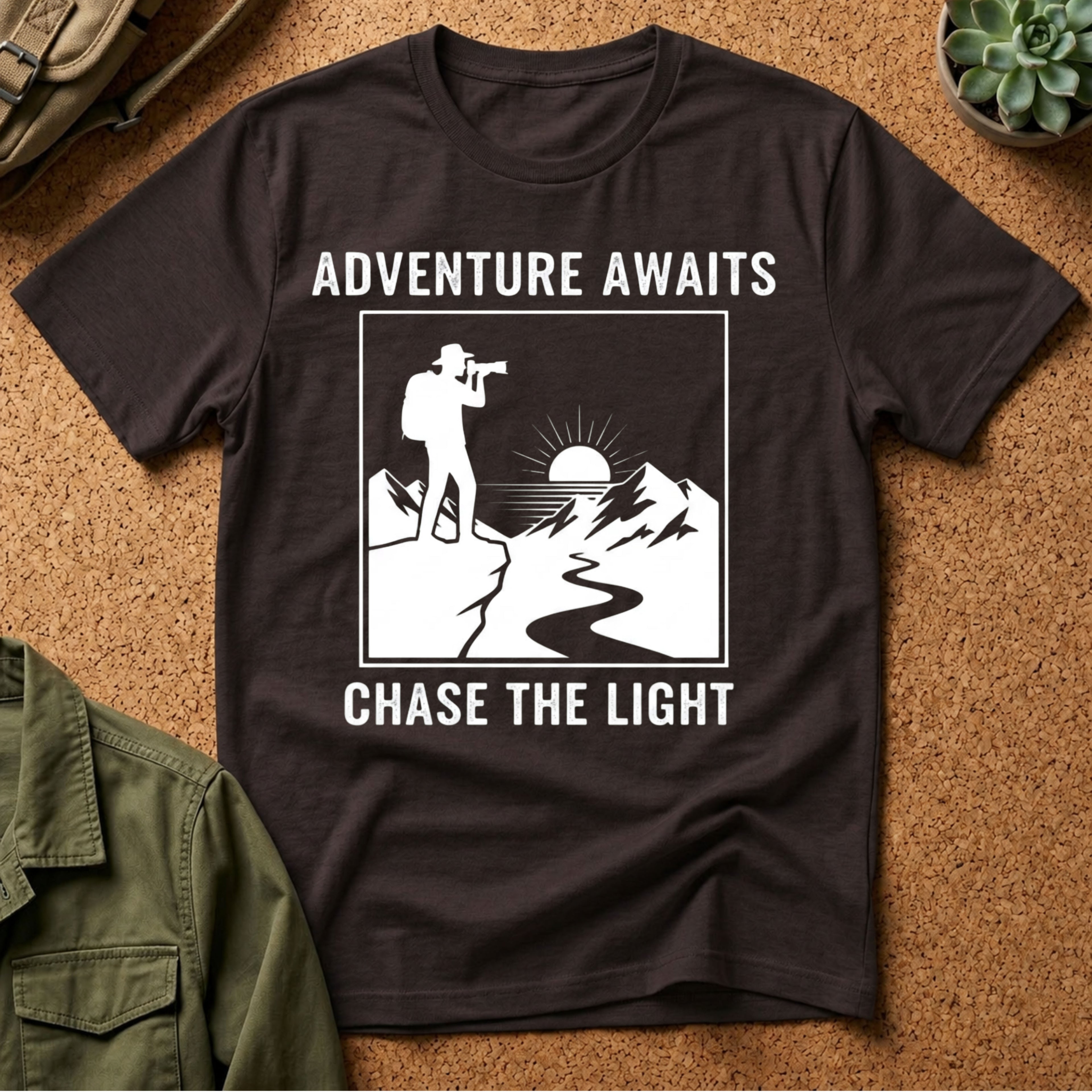 Adventure Awaits Chase The Light T-Shirt