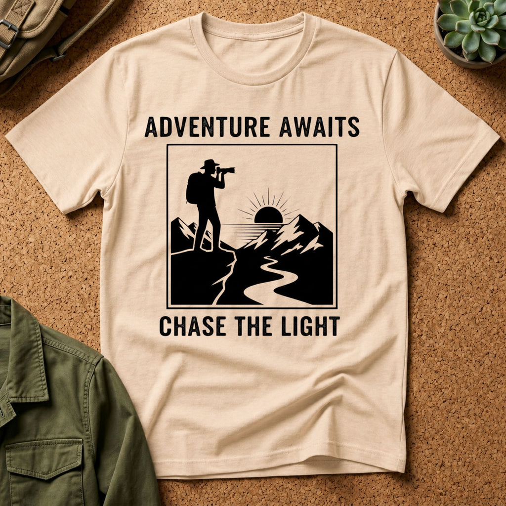 Adventure Awaits Chase The Light T-Shirt