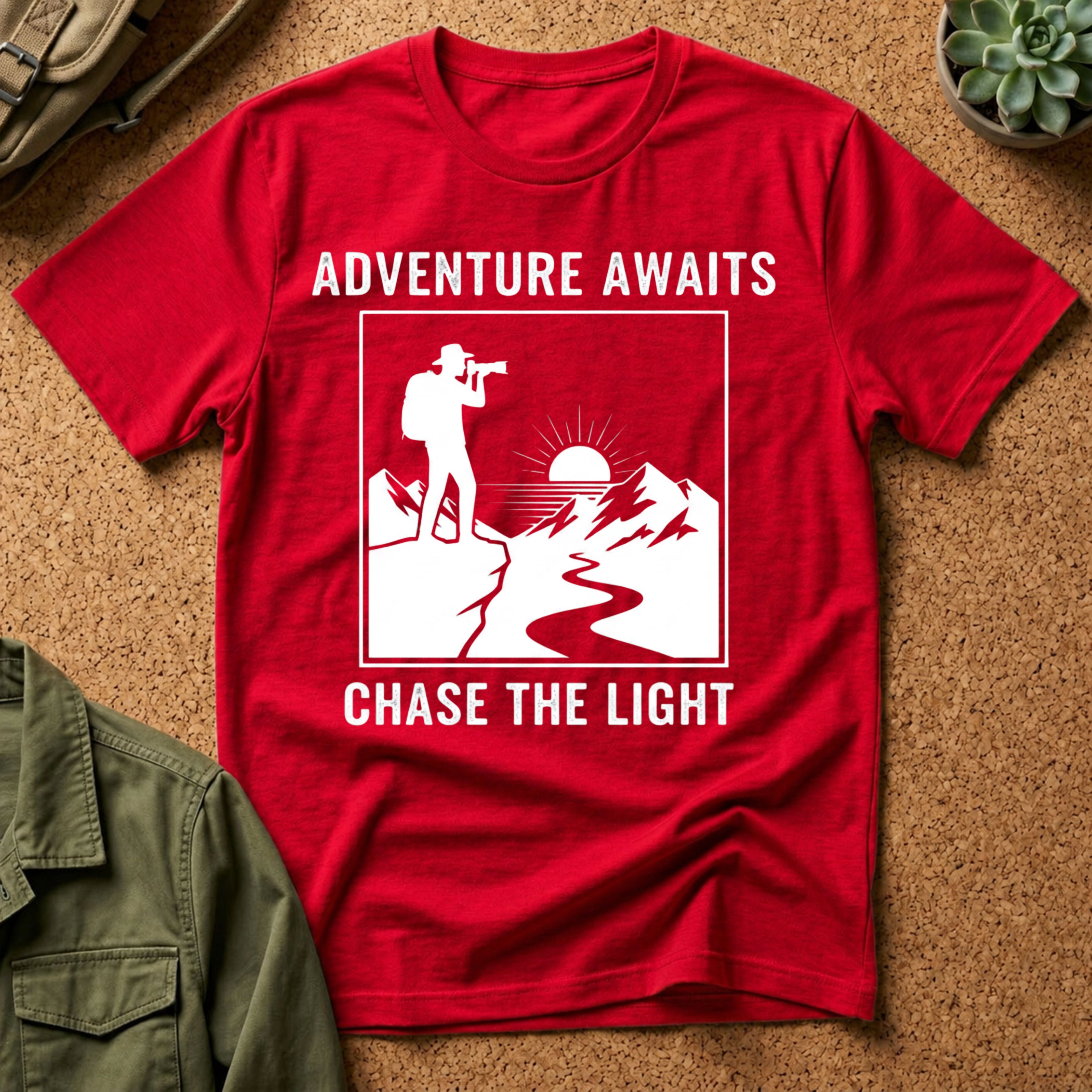 Adventure Awaits Chase The Light T-Shirt