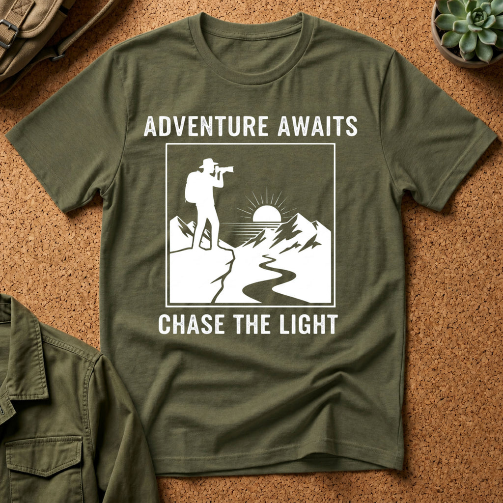 Adventure Awaits Chase The Light T-Shirt