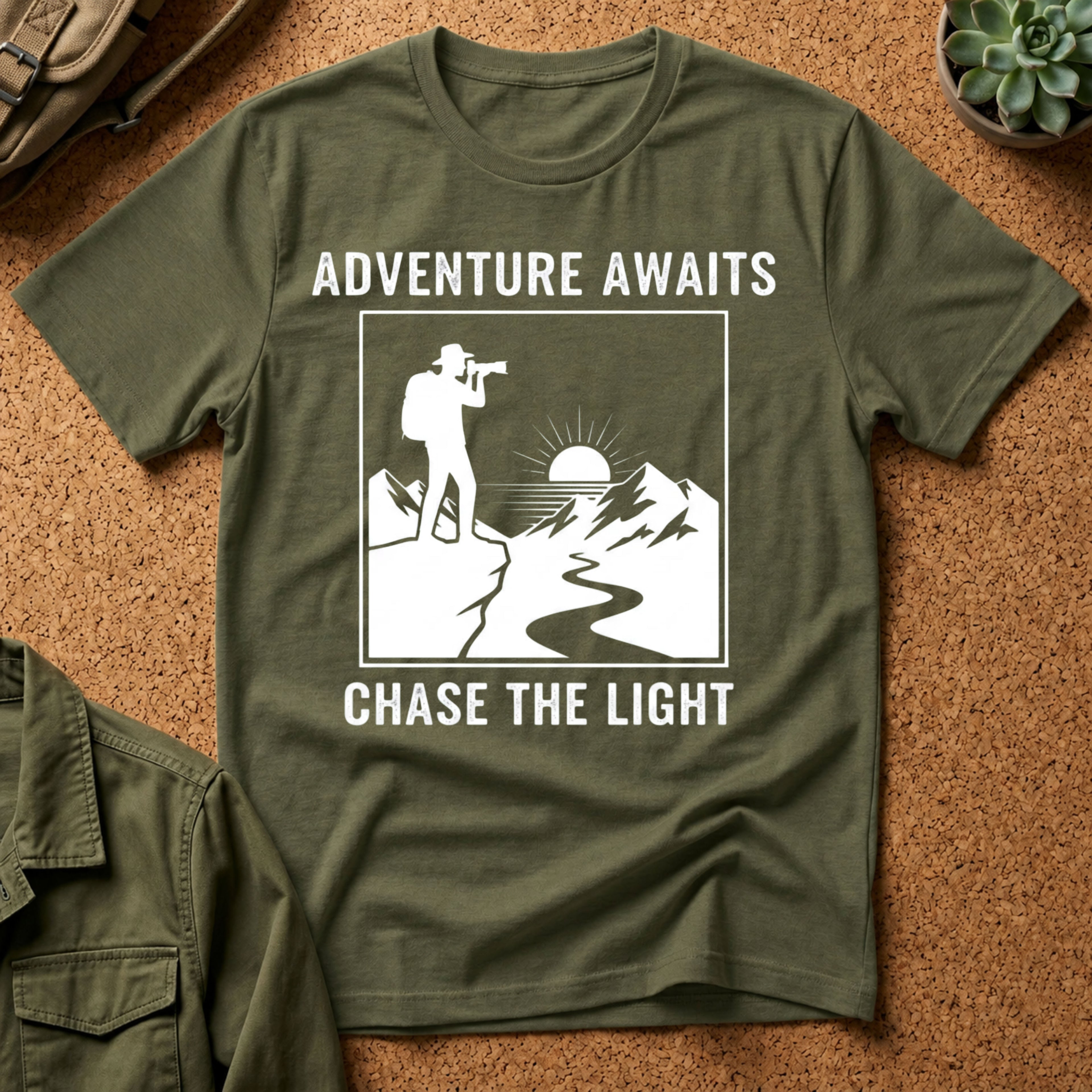 Adventure Awaits Chase The Light T-Shirt