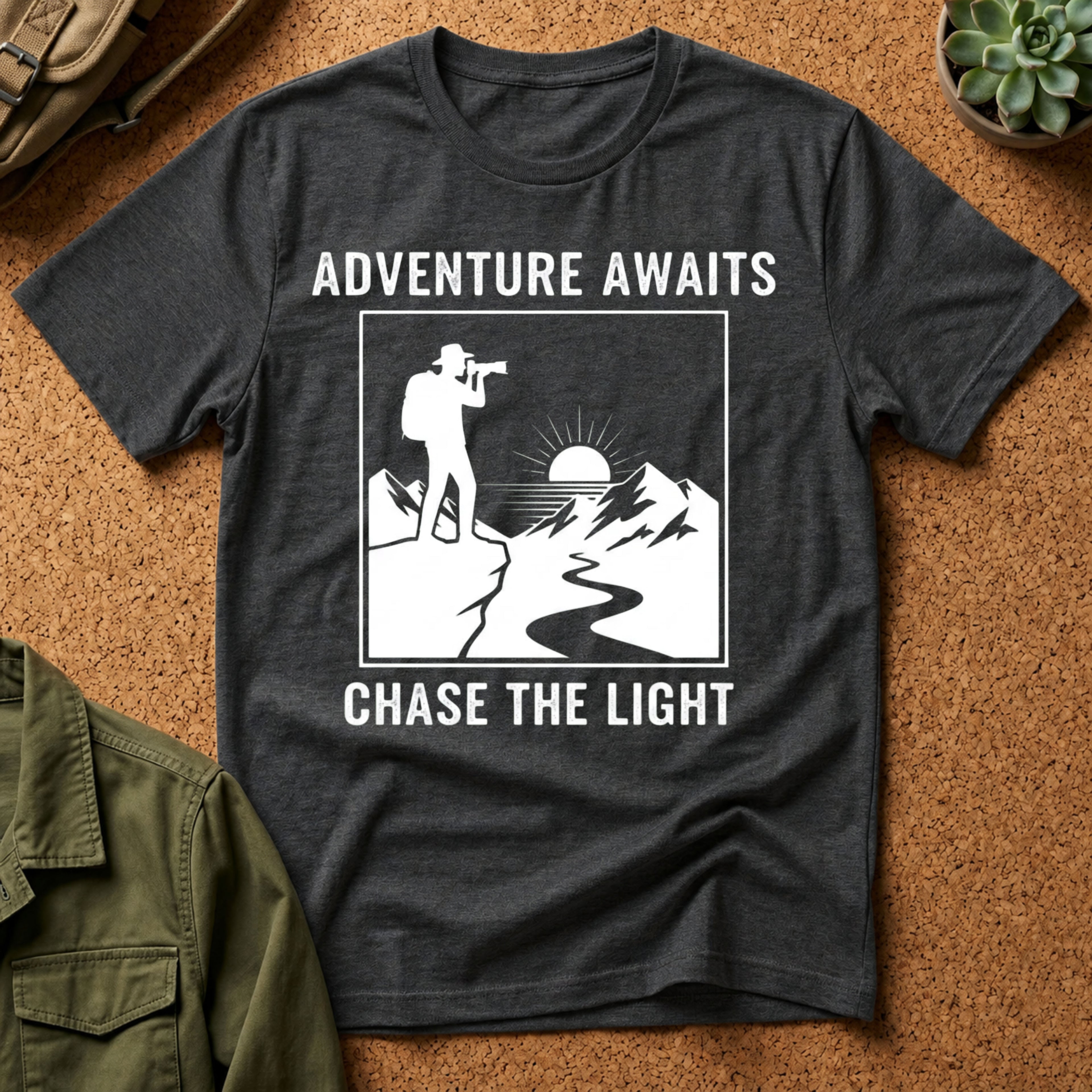 Adventure Awaits Chase The Light T-Shirt