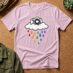 Rainbow Rain Camera T-Shirt