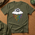 Rainbow Rain Camera T-Shirt