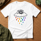 Rainbow Rain Camera T-Shirt