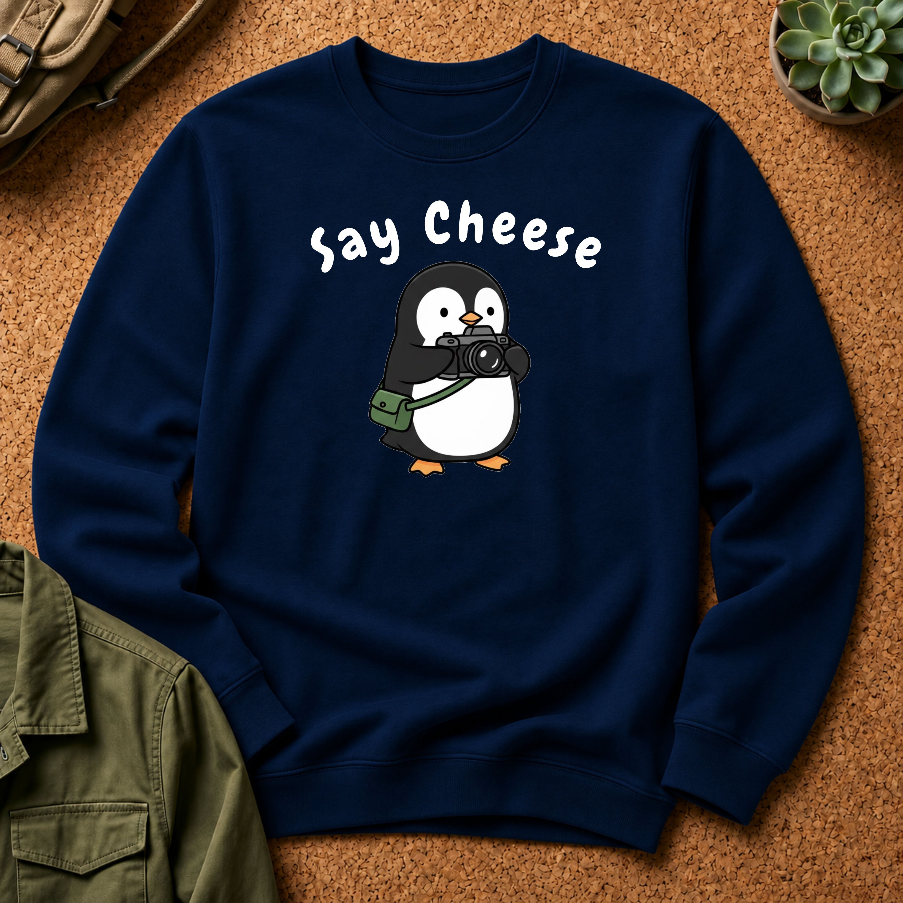 Penguin 'Say Cheese' Sweatshirt