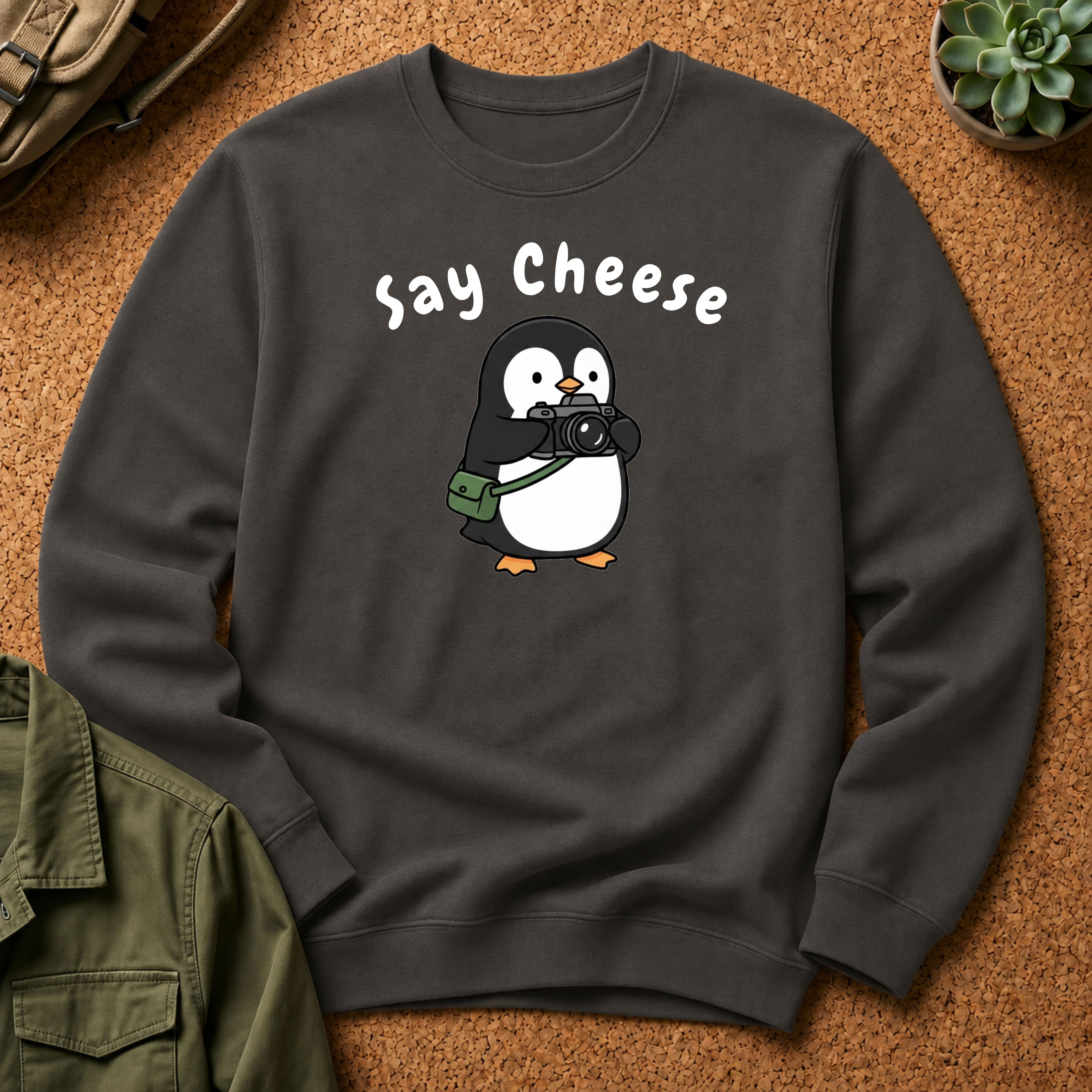 Penguin 'Say Cheese' Sweatshirt