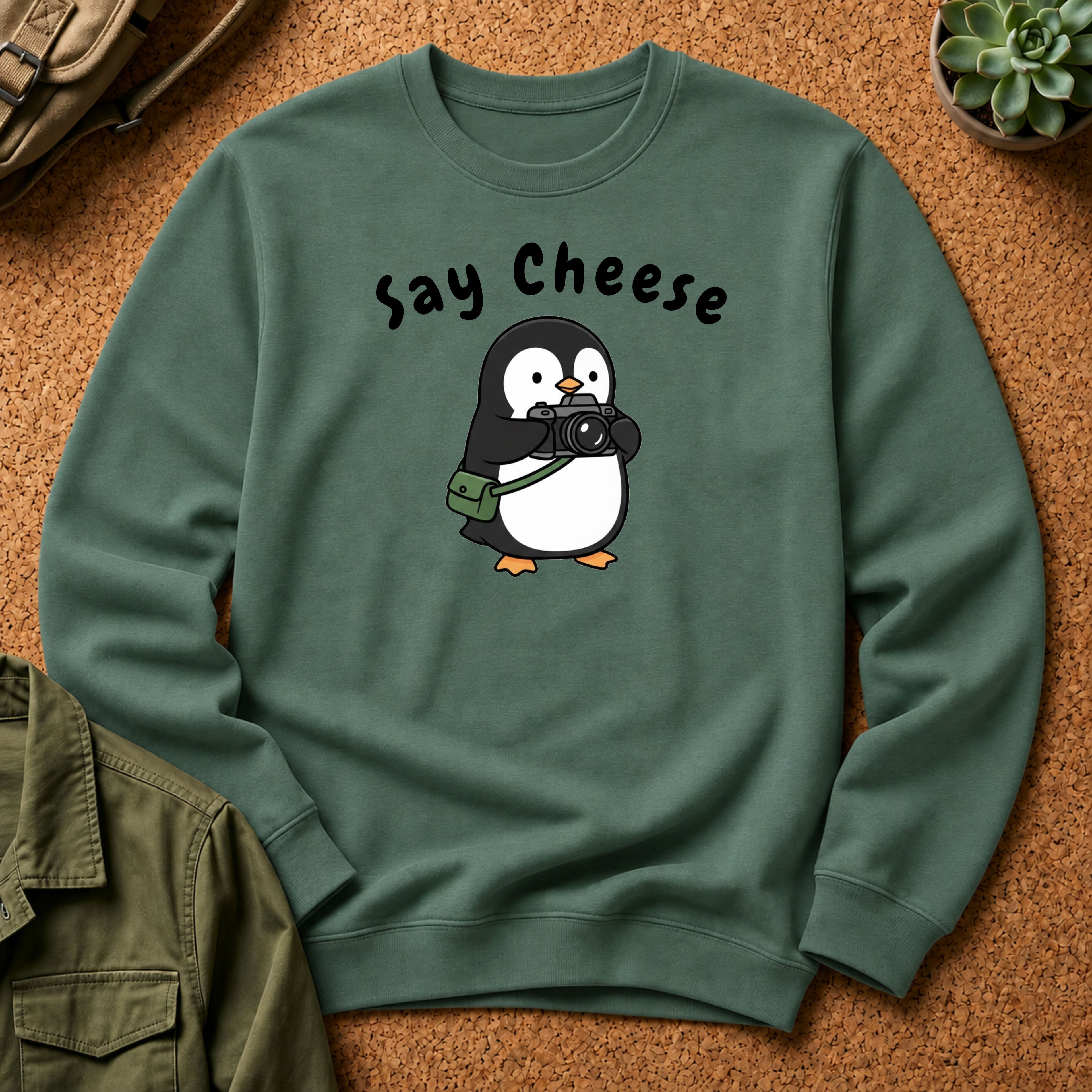 Penguin 'Say Cheese' Sweatshirt