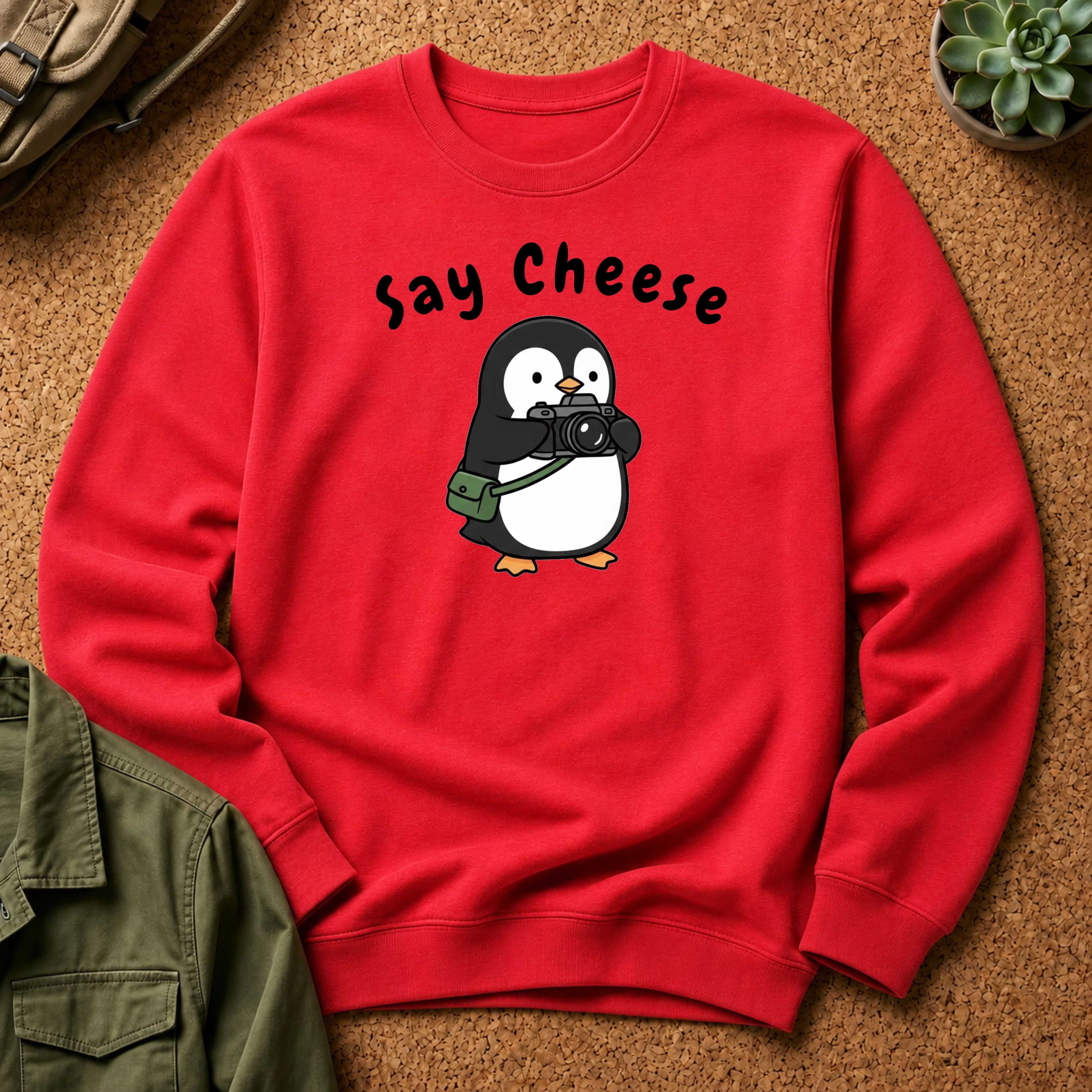 Penguin 'Say Cheese' Sweatshirt