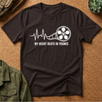 My Heart Beats In Frames, Heartbeat Graphic T-Shirt