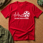 My Heart Beats In Frames, Heartbeat Graphic T-Shirt