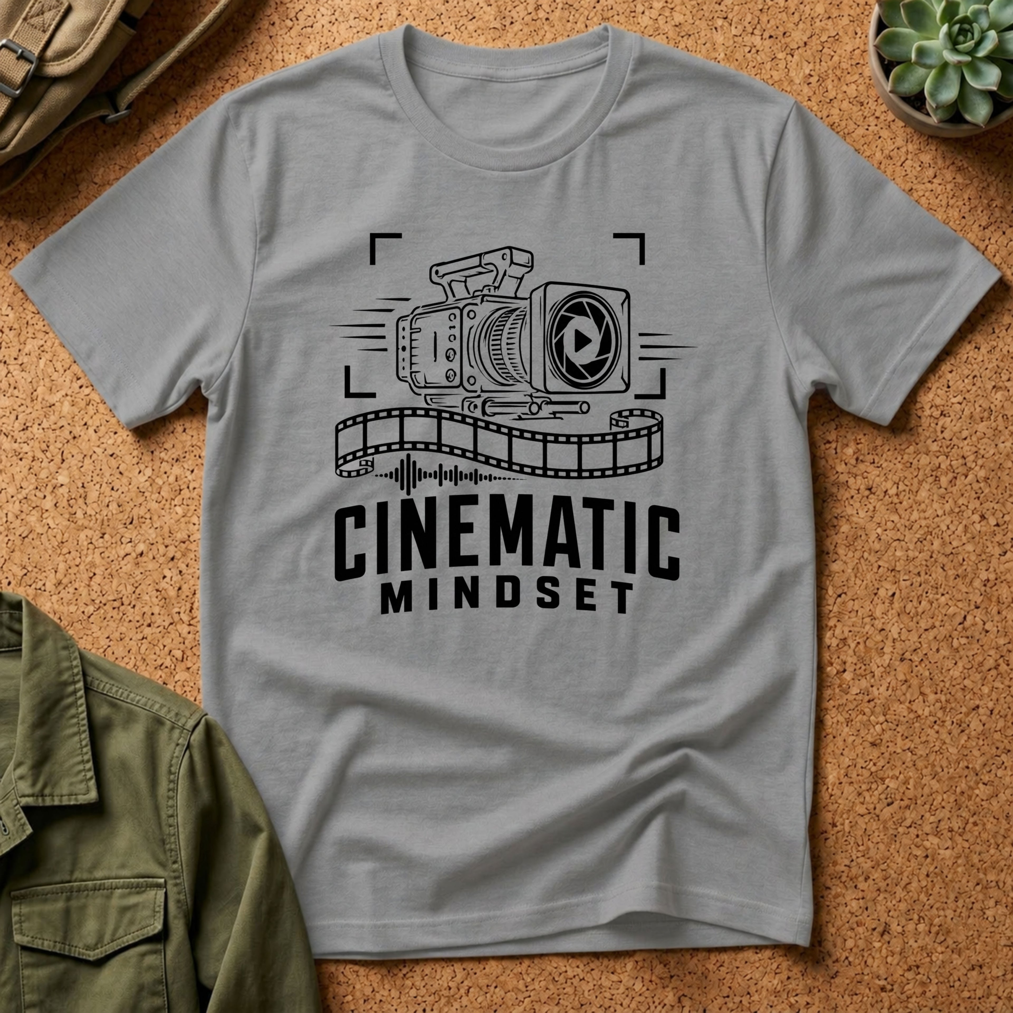 Cinematic Mindset T-Shirt — Graphic Tee for Filmmakers & Creators