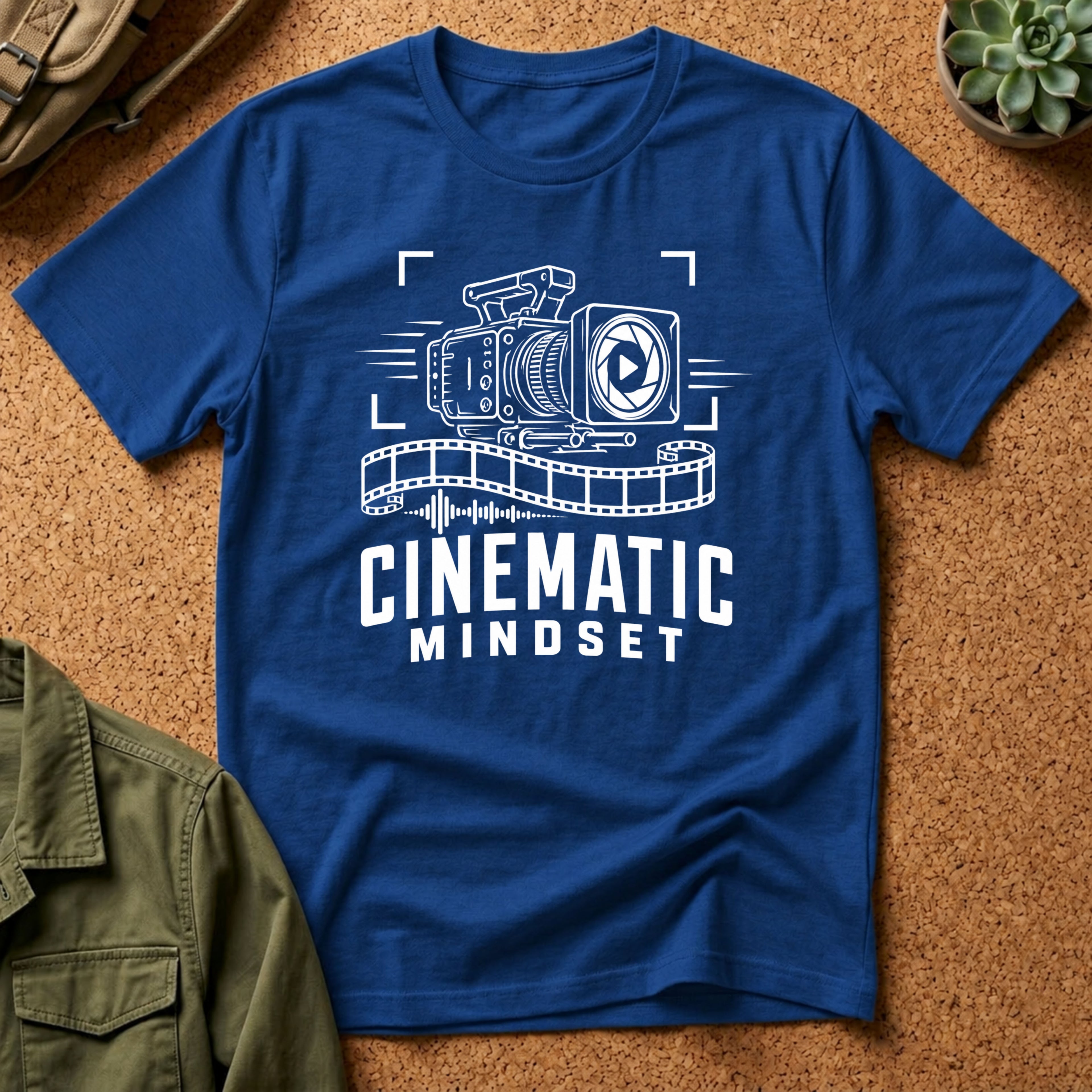 Cinematic Mindset T-Shirt — Graphic Tee for Filmmakers & Creators