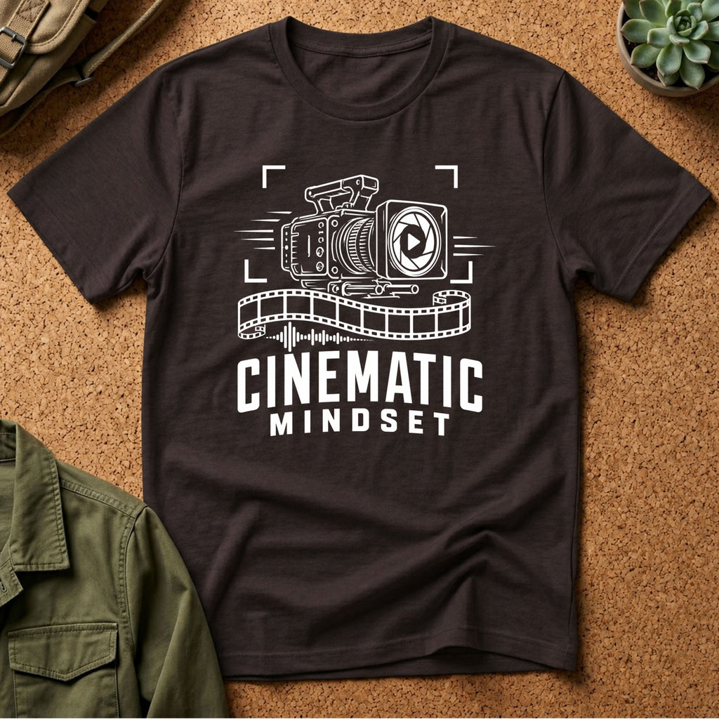 Cinematic Mindset T-Shirt — Graphic Tee for Filmmakers & Creators