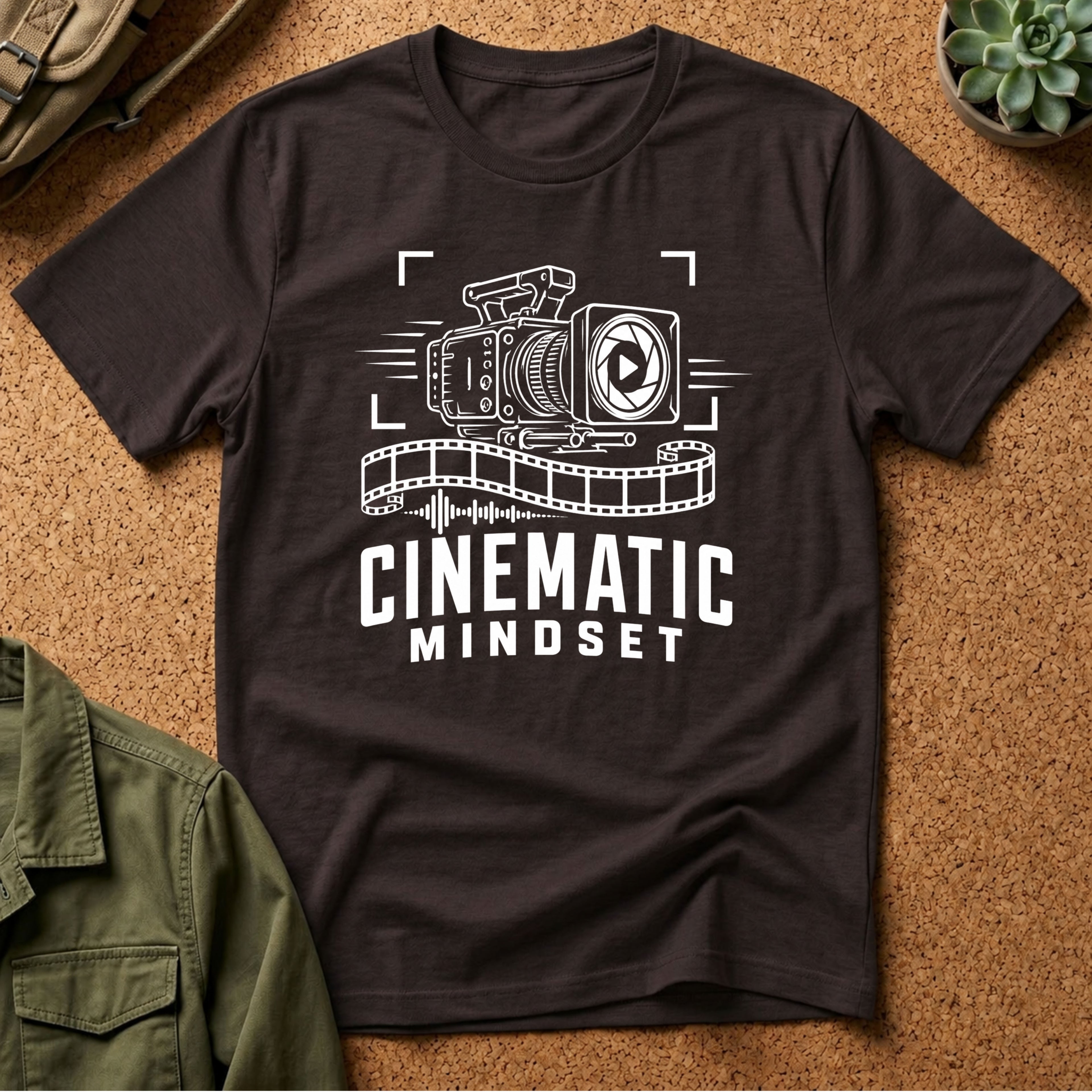 Cinematic Mindset T-Shirt — Graphic Tee for Filmmakers & Creators