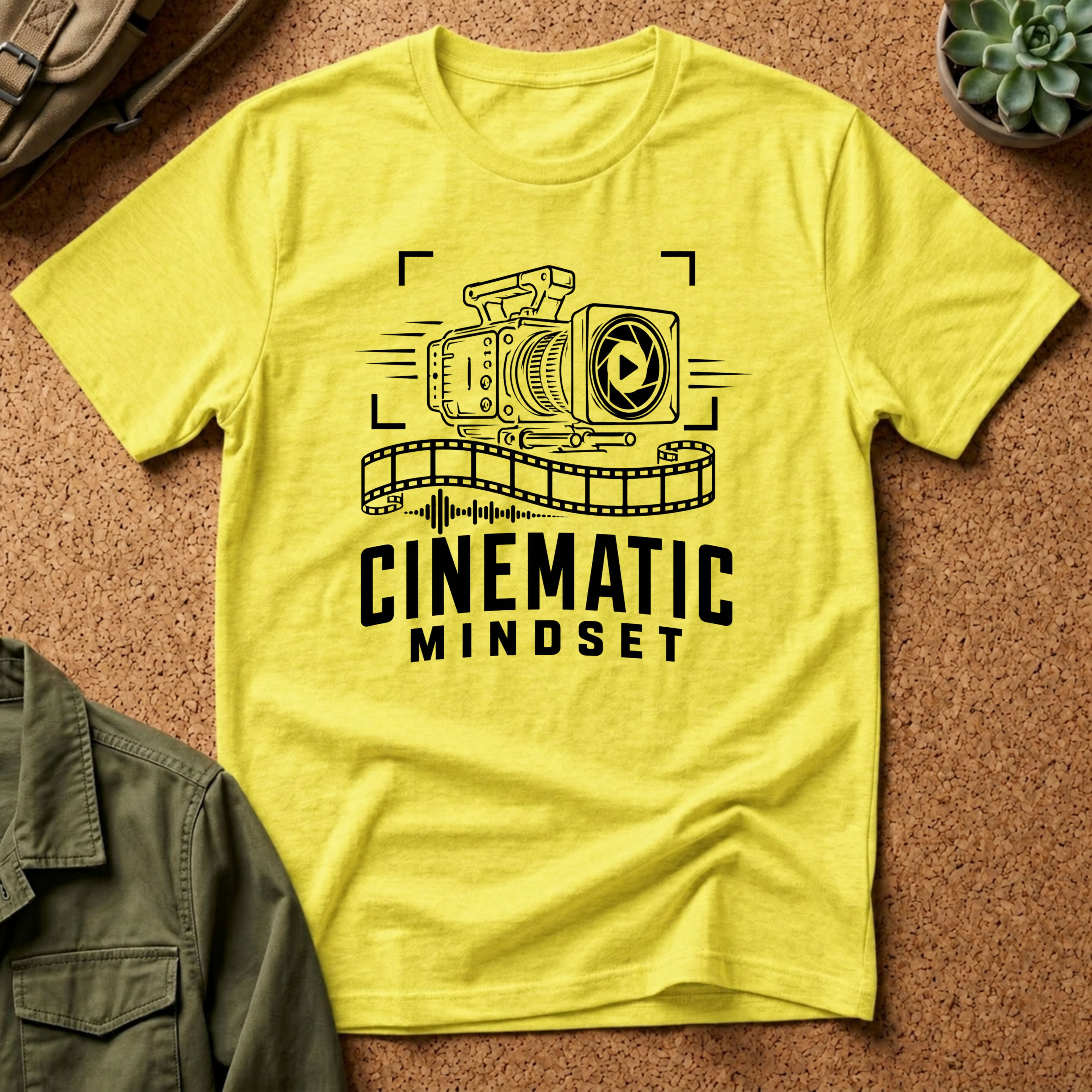 Cinematic Mindset T-Shirt — Graphic Tee for Filmmakers & Creators