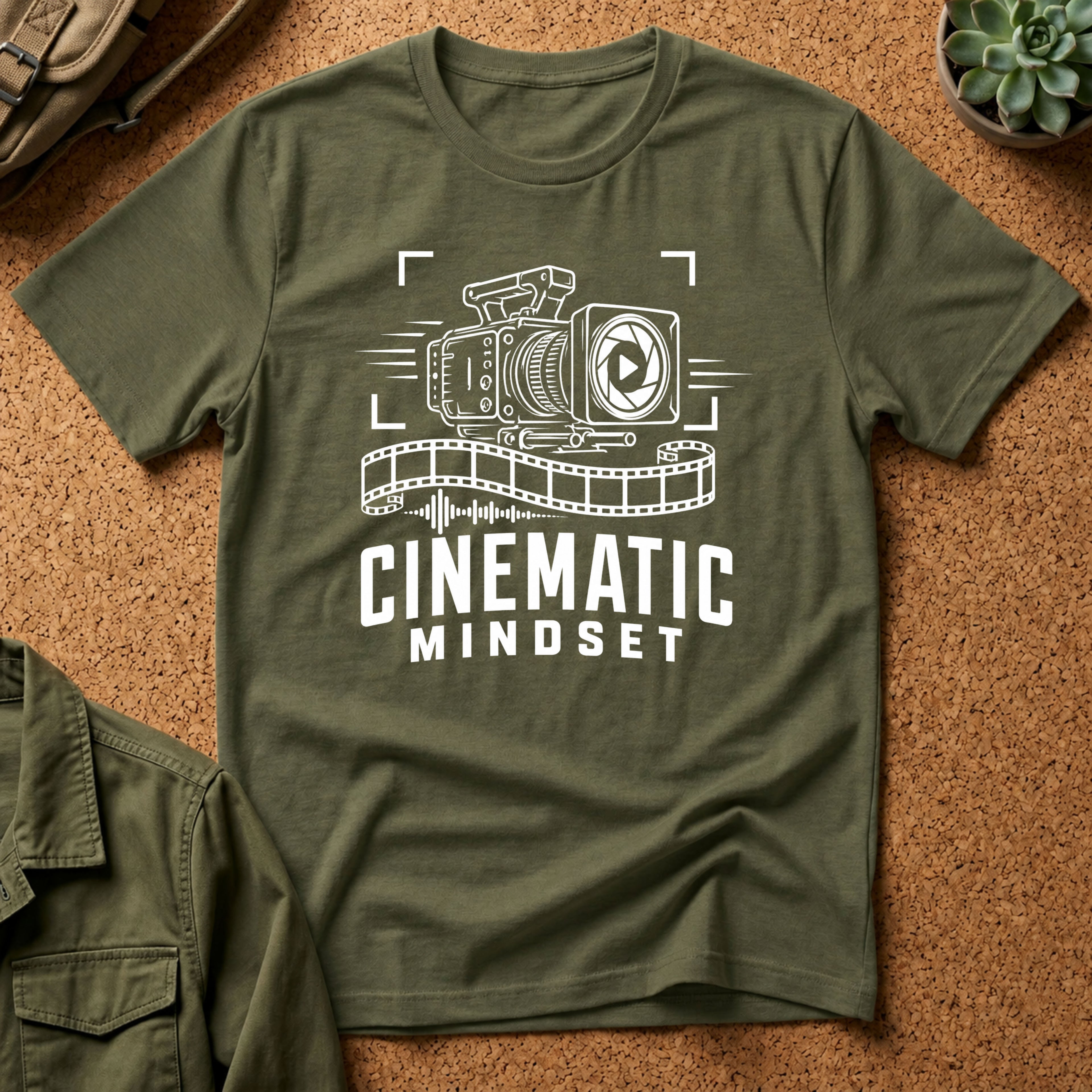 Cinematic Mindset T-Shirt — Graphic Tee for Filmmakers & Creators