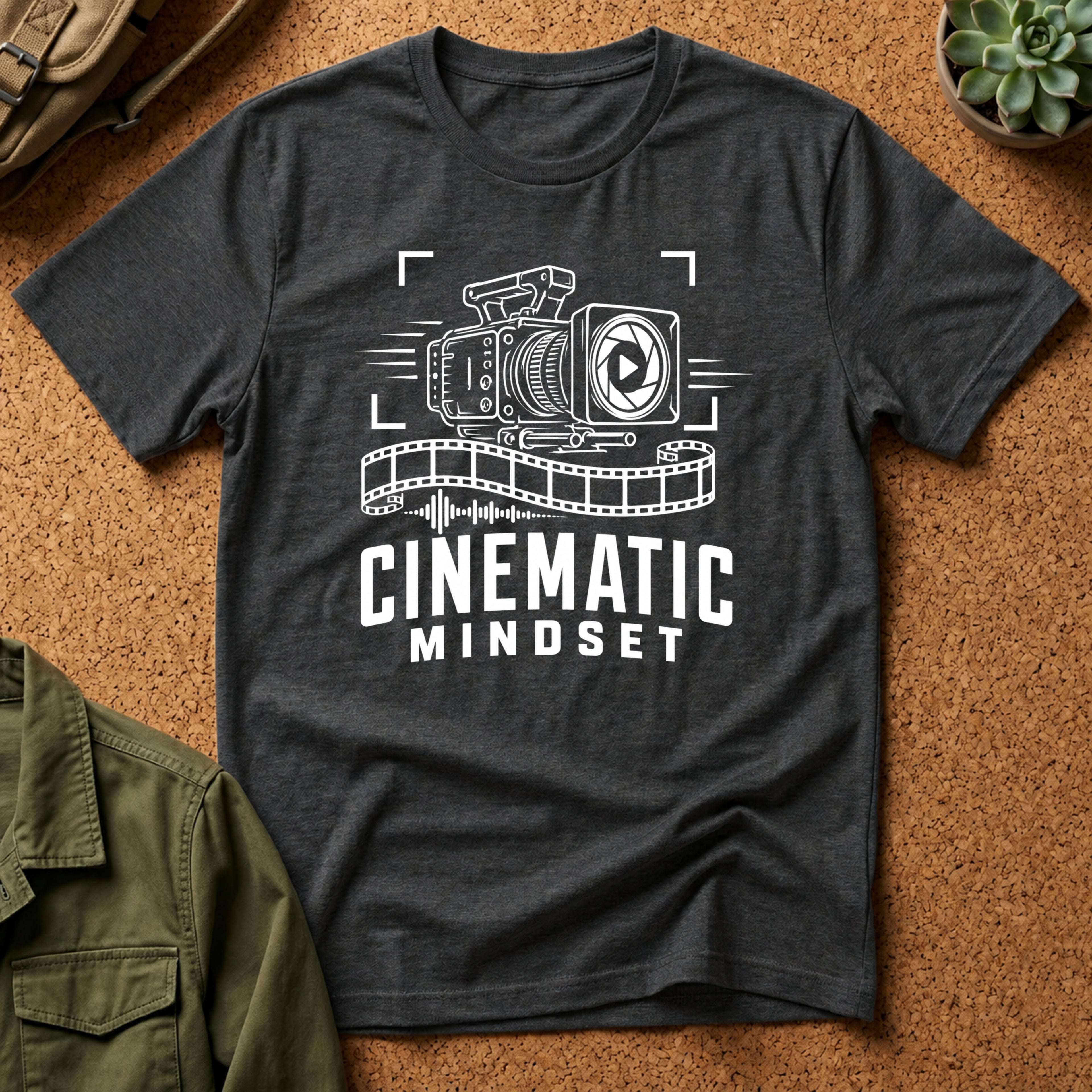 Cinematic Mindset T-Shirt — Graphic Tee for Filmmakers & Creators