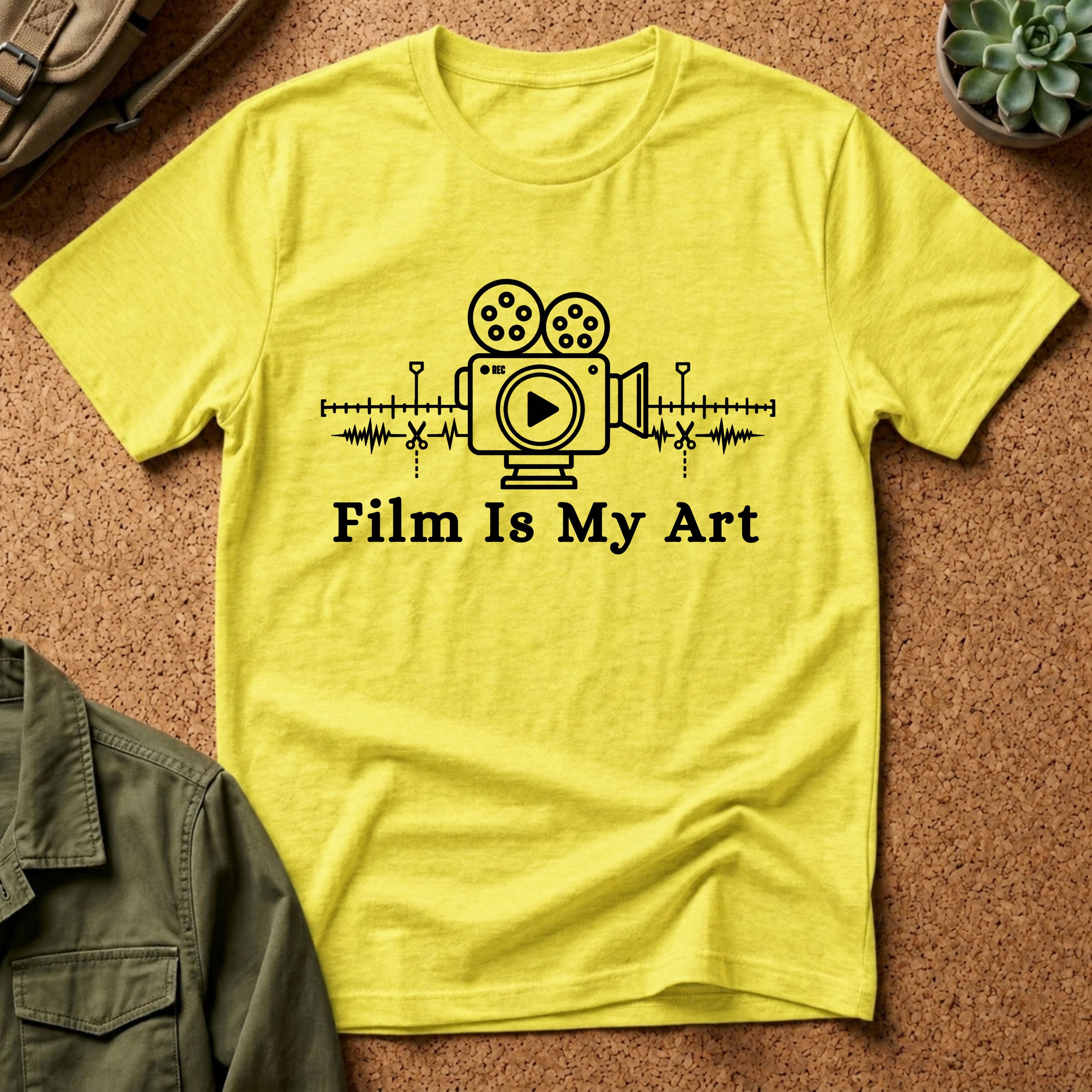Film is My Art, Videographer graphic T-Shirt