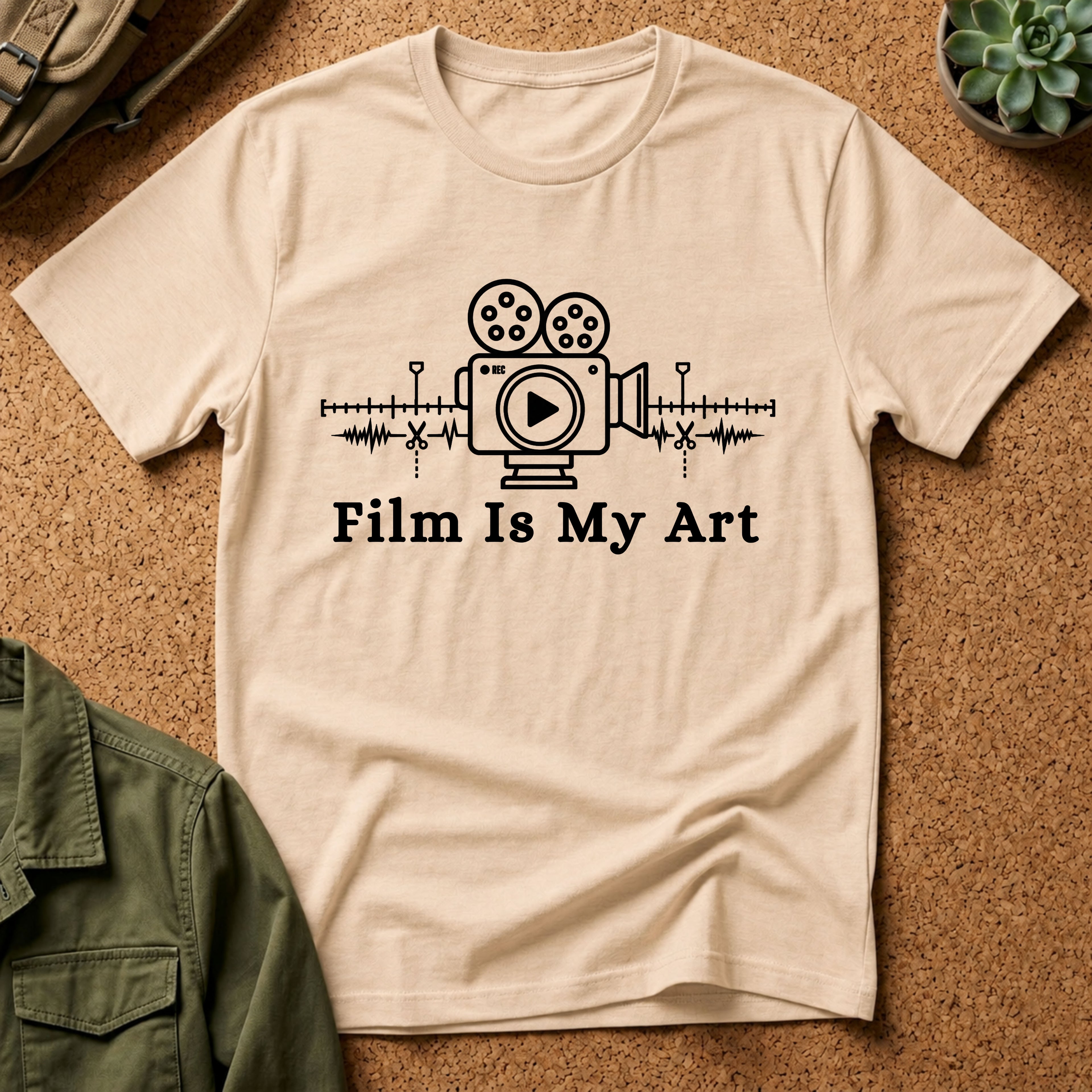 Film is My Art, Videographer graphic T-Shirt