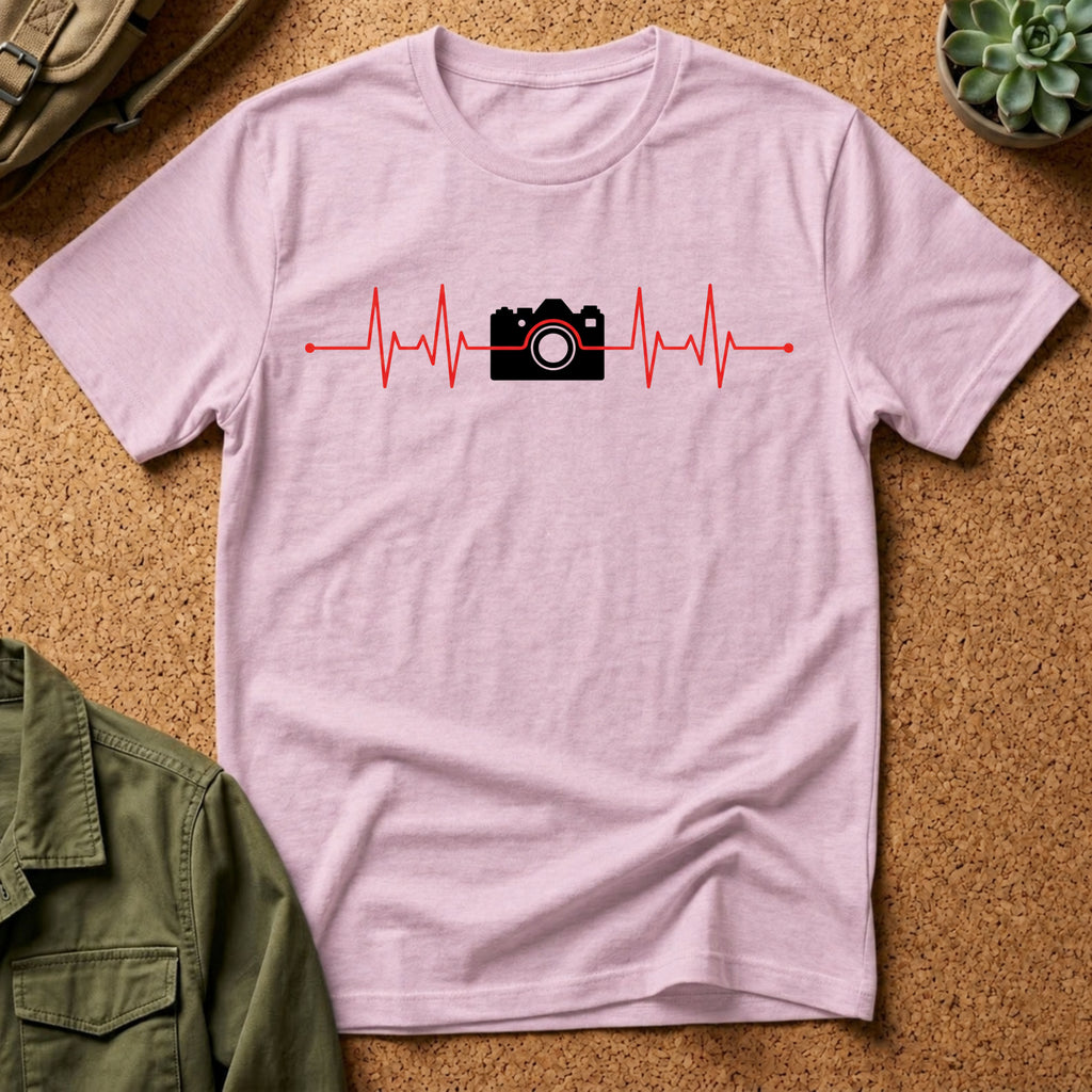 Camera Heartbeat T-Shirt