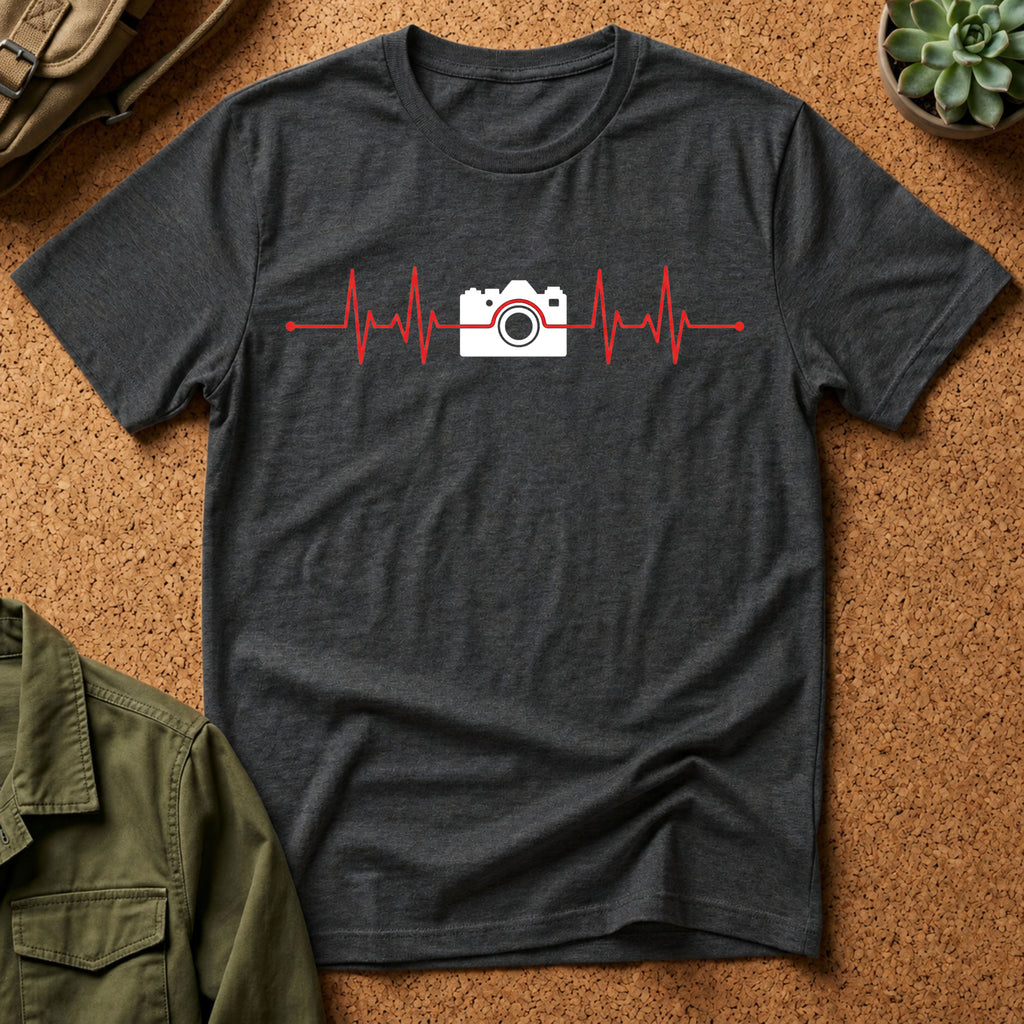 Camera Heartbeat T-Shirt