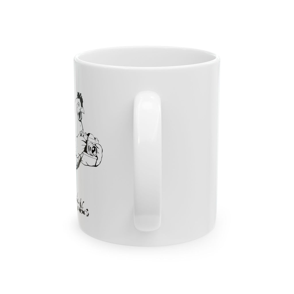 Photographer Chicken Ceramic Mug, (11oz, 15oz)