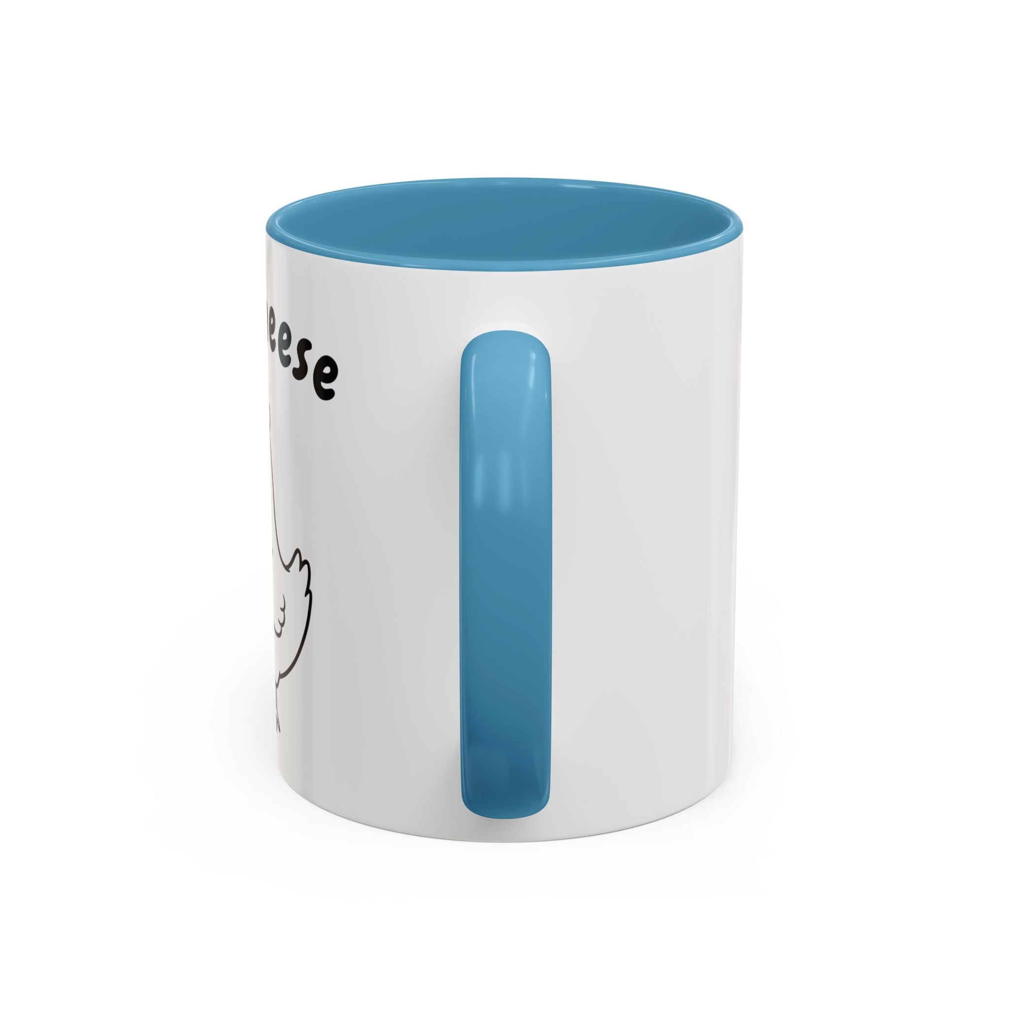 Chicken With Camera Accent Coffee Mug (11, 15oz)