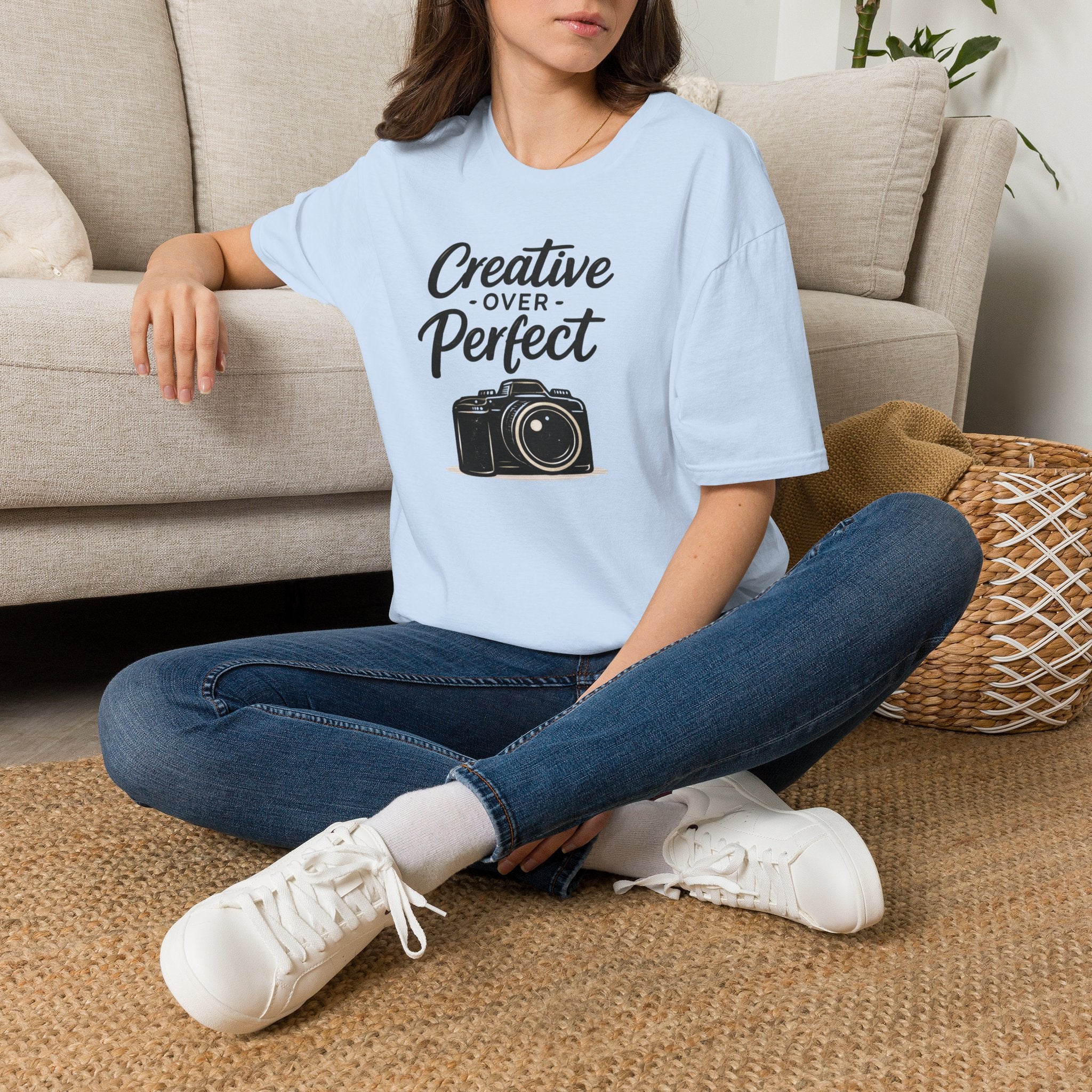 Creative Over Perfect Camera T-Shirt