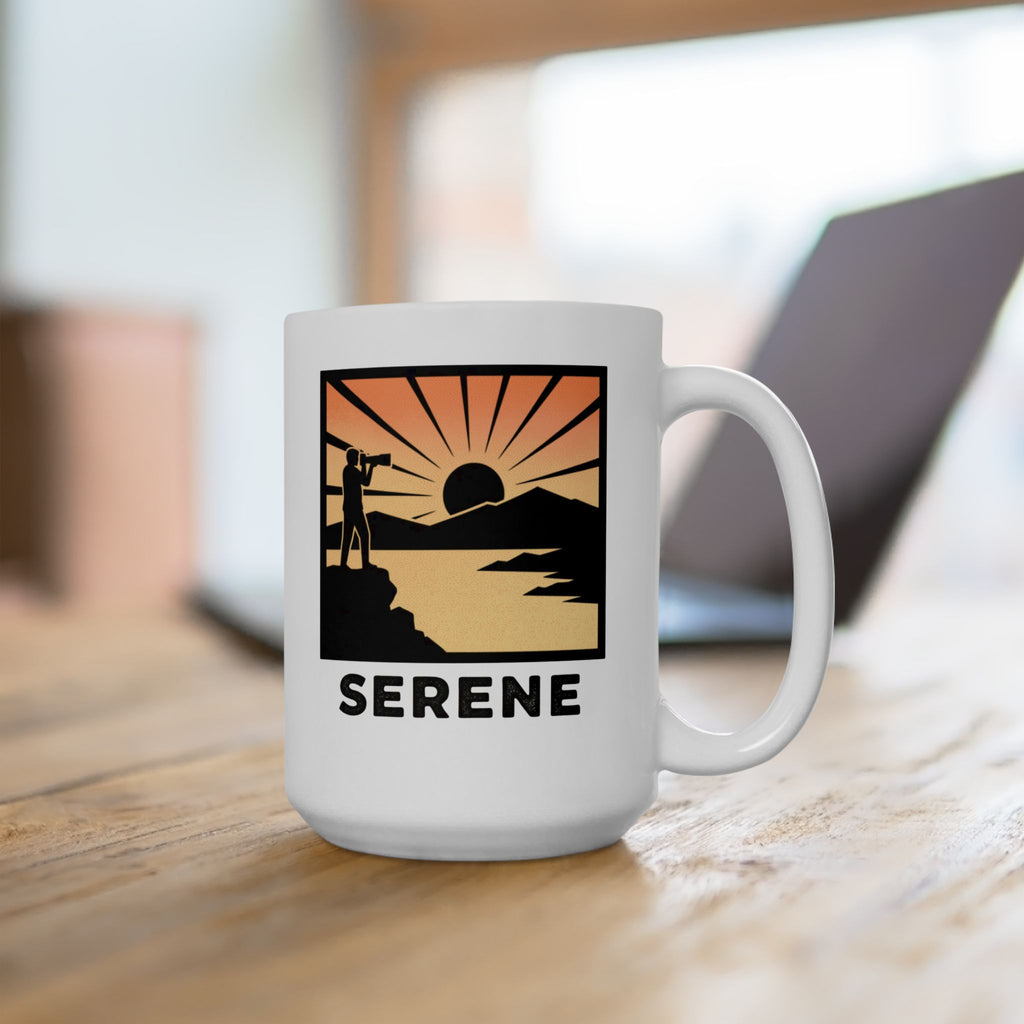 "SERENE" Coffee Mug, (11oz, 15oz)