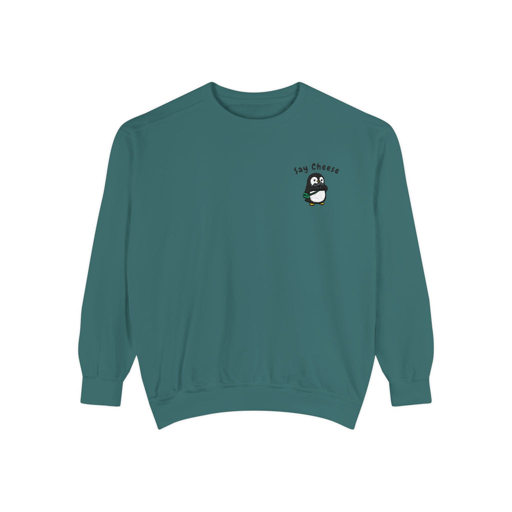 Say Cheese Penguin Sweatshirt