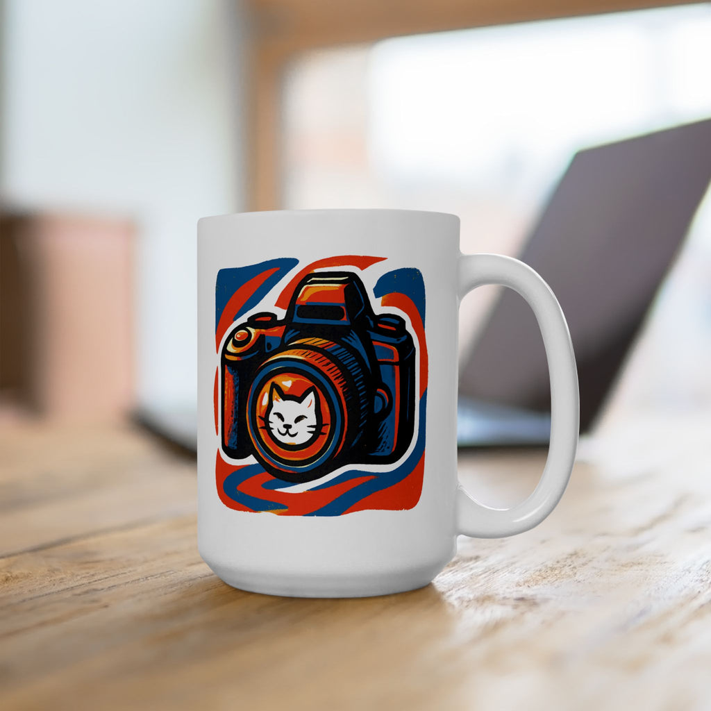 Northwest Coast Style Ceramic Mug — Bold Raven Art Coffee Cup (11oz/15oz)