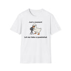 Duck Photographer T‑Shirt — "Just a moment, let me take a quackshot" Cute Animal Photography Tee